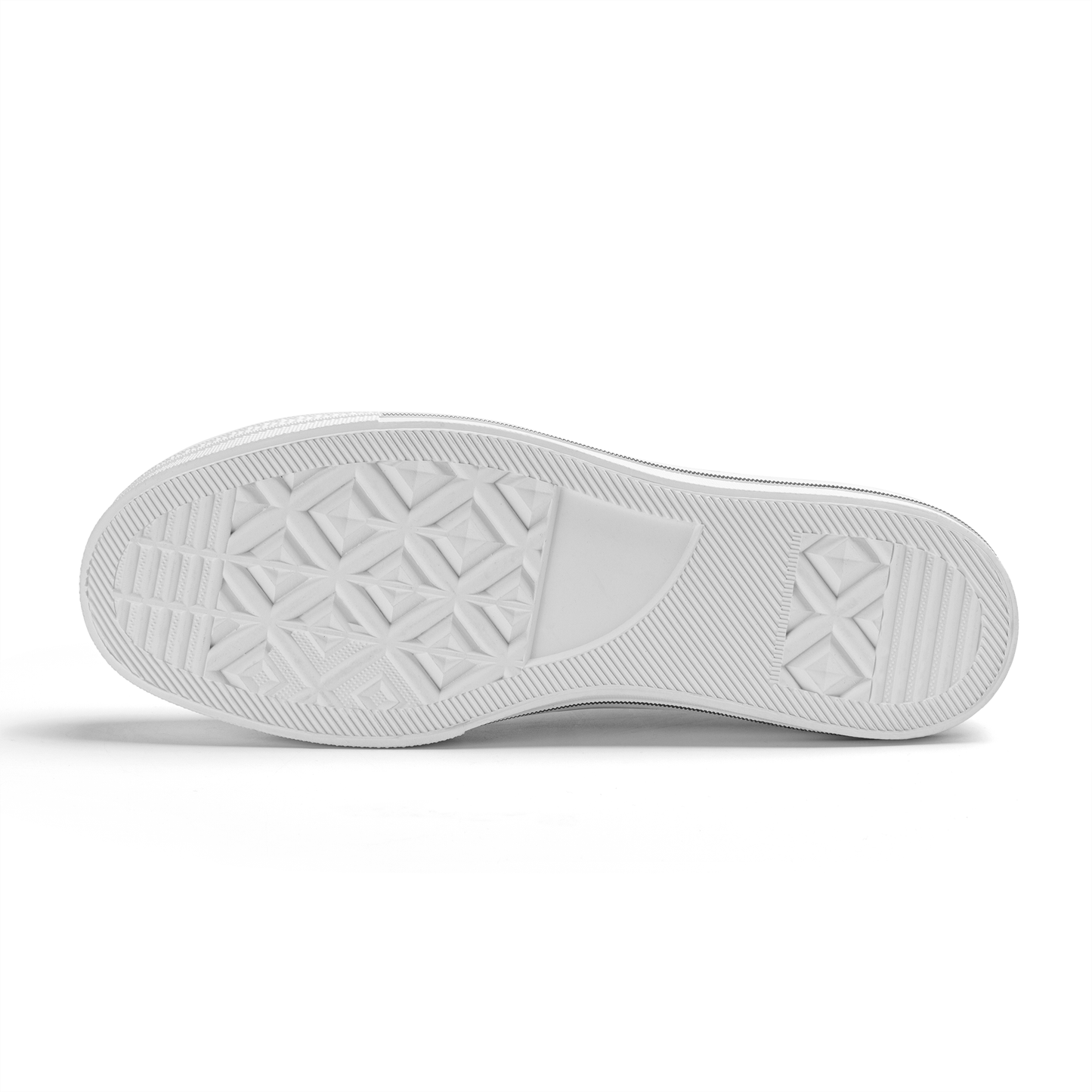 Custom Low Top Canvas Shoes -White Classic Colloid Colors