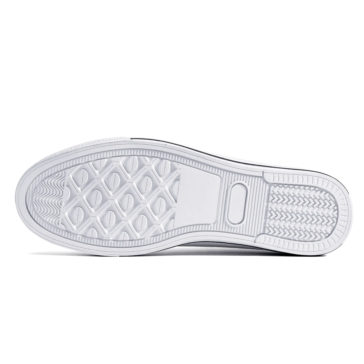 Custom Low Top Canvas Shoes - White FXS Colloid Colors
