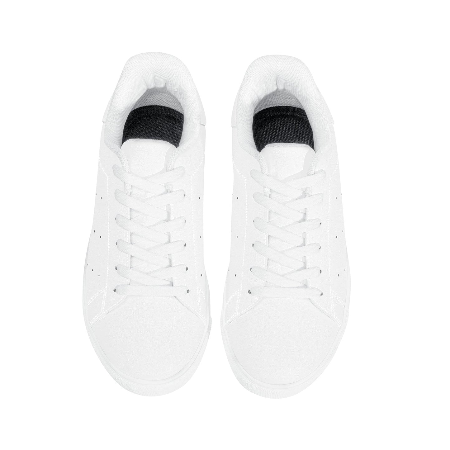 Custom Low Top Leather Shoes - White D27 Colloid Colors