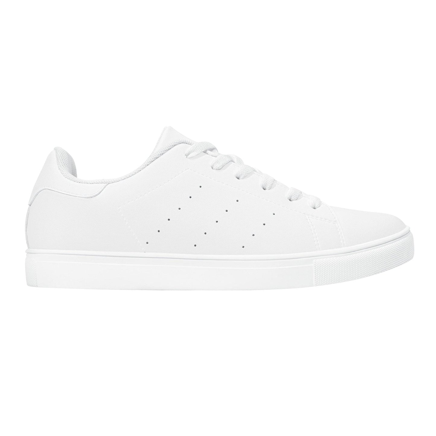 Custom Low Top Leather Shoes - White D27 Colloid Colors