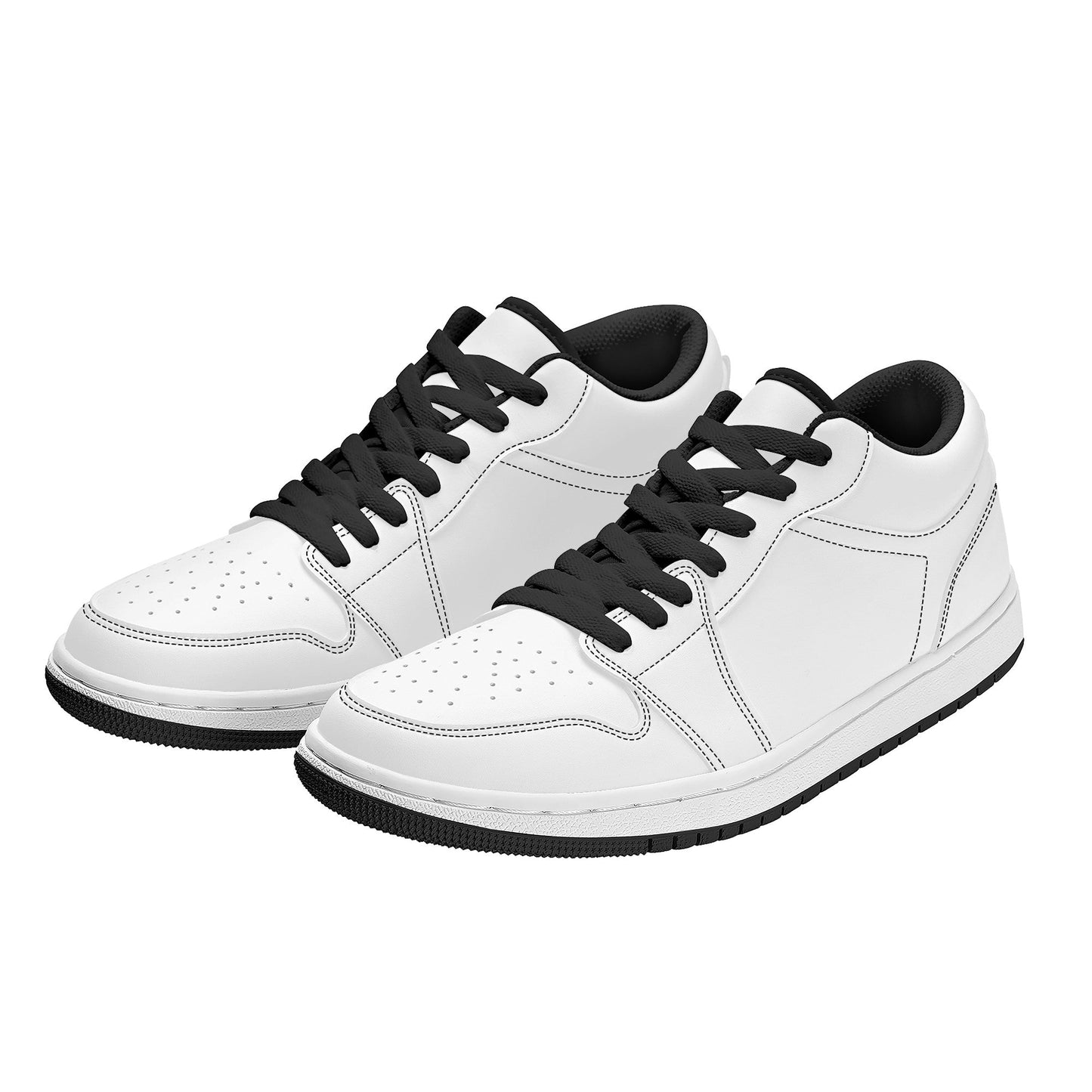 Custom Low Top Skateboard Shoes -Black Colloid Colors