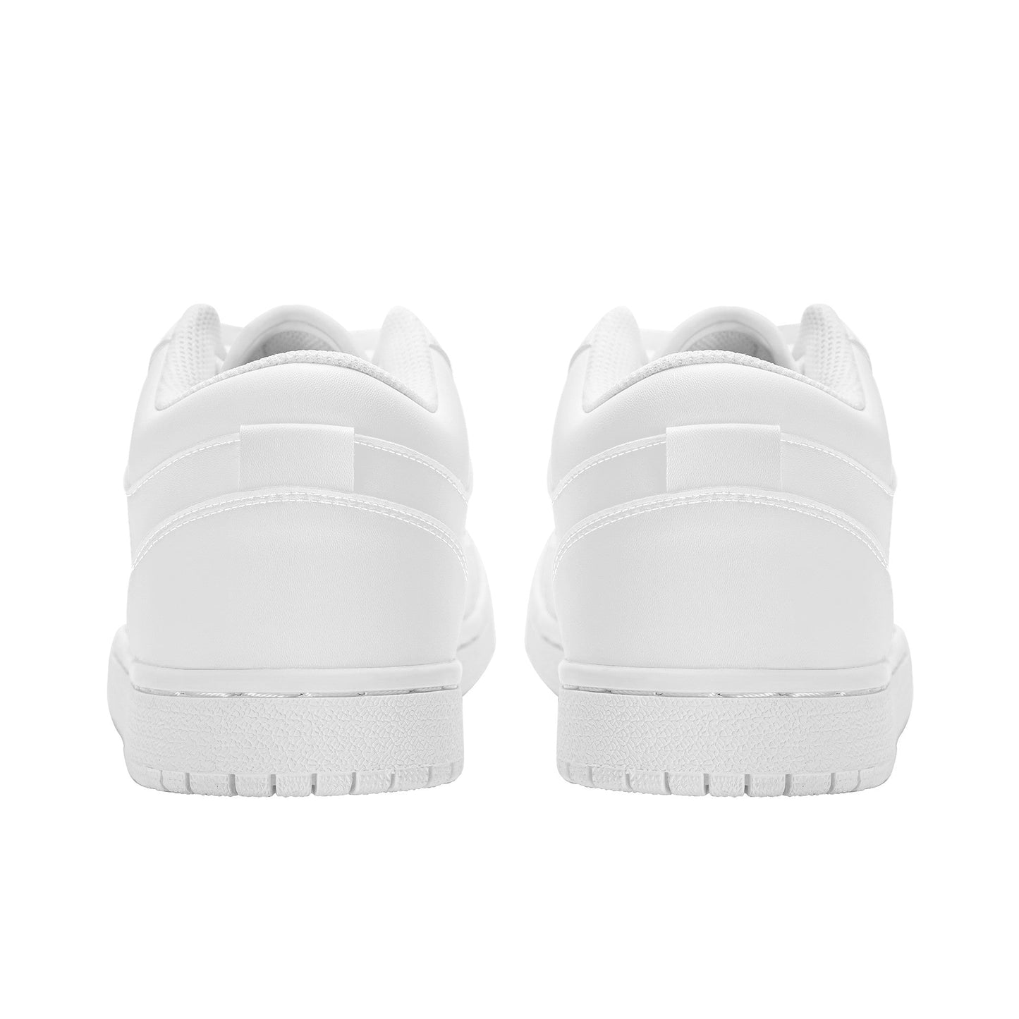 Custom Low Top Skateboard Sneakers - White Colloid Colors
