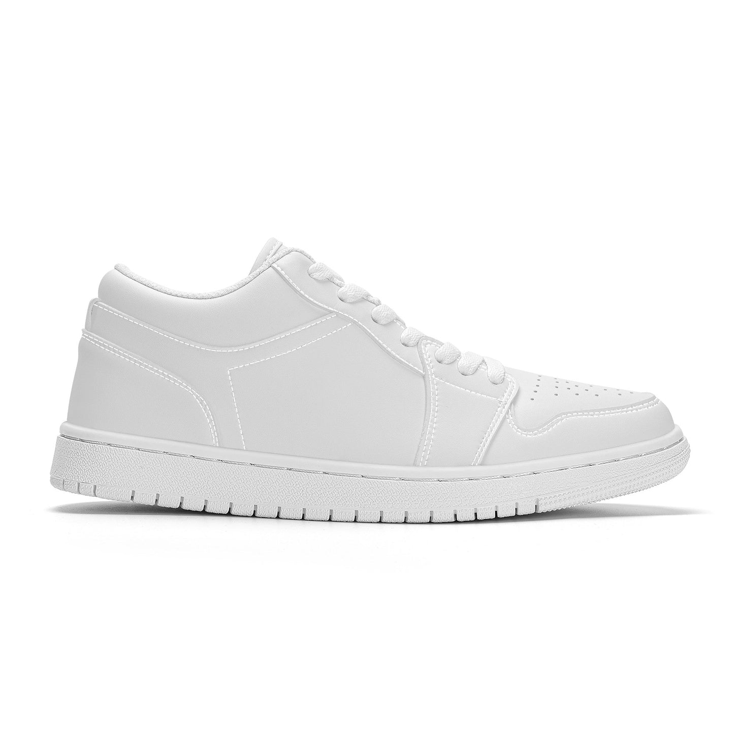 Custom Low Top Skateboard Sneakers - White Colloid Colors