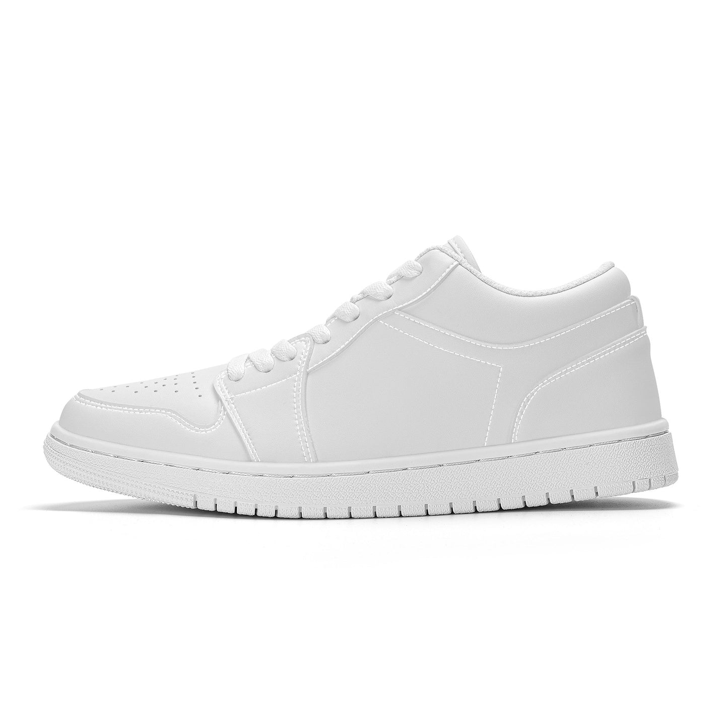 Custom Low Top Skateboard Sneakers - White Colloid Colors
