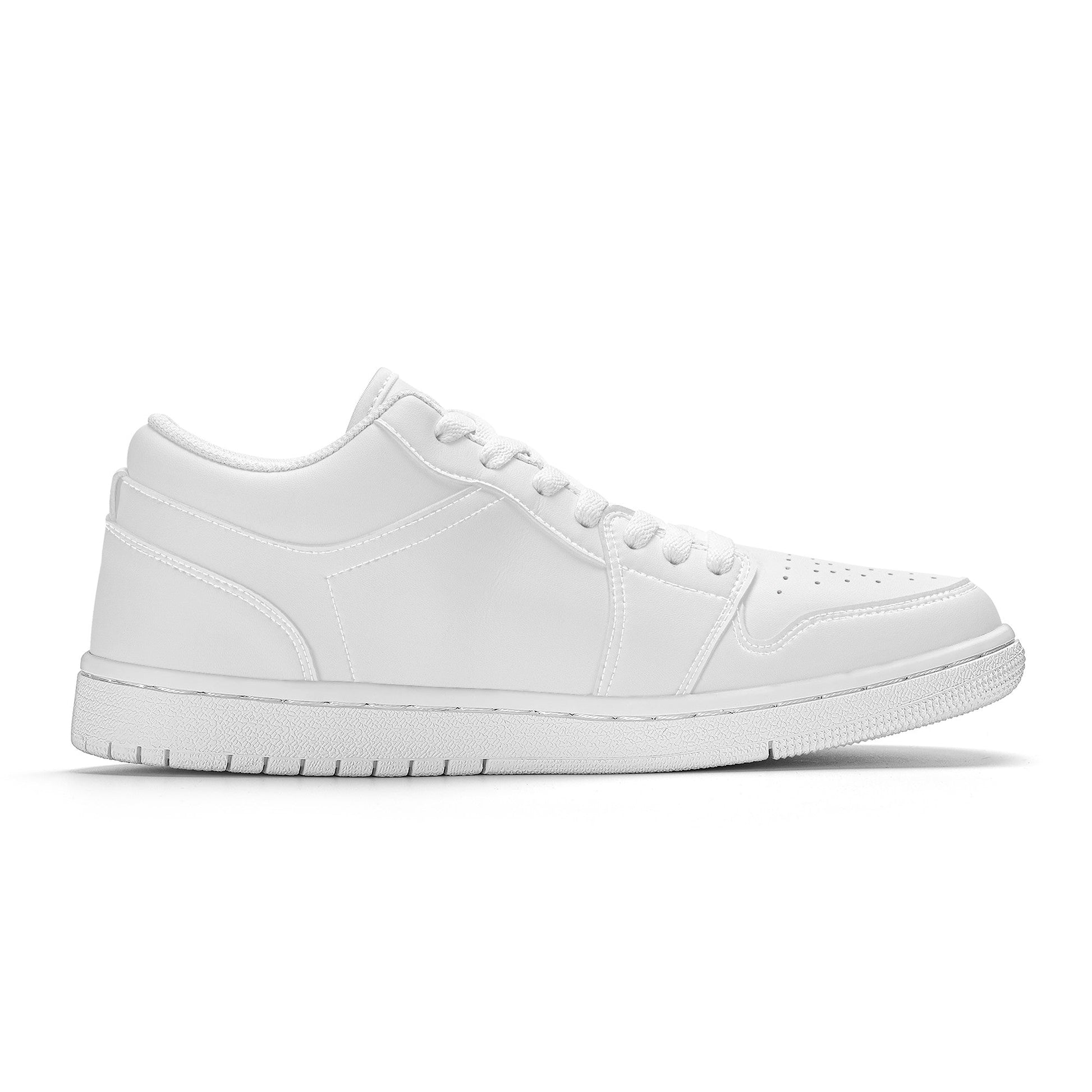 Custom Low Top Skateboard Sneakers - White Colloid Colors