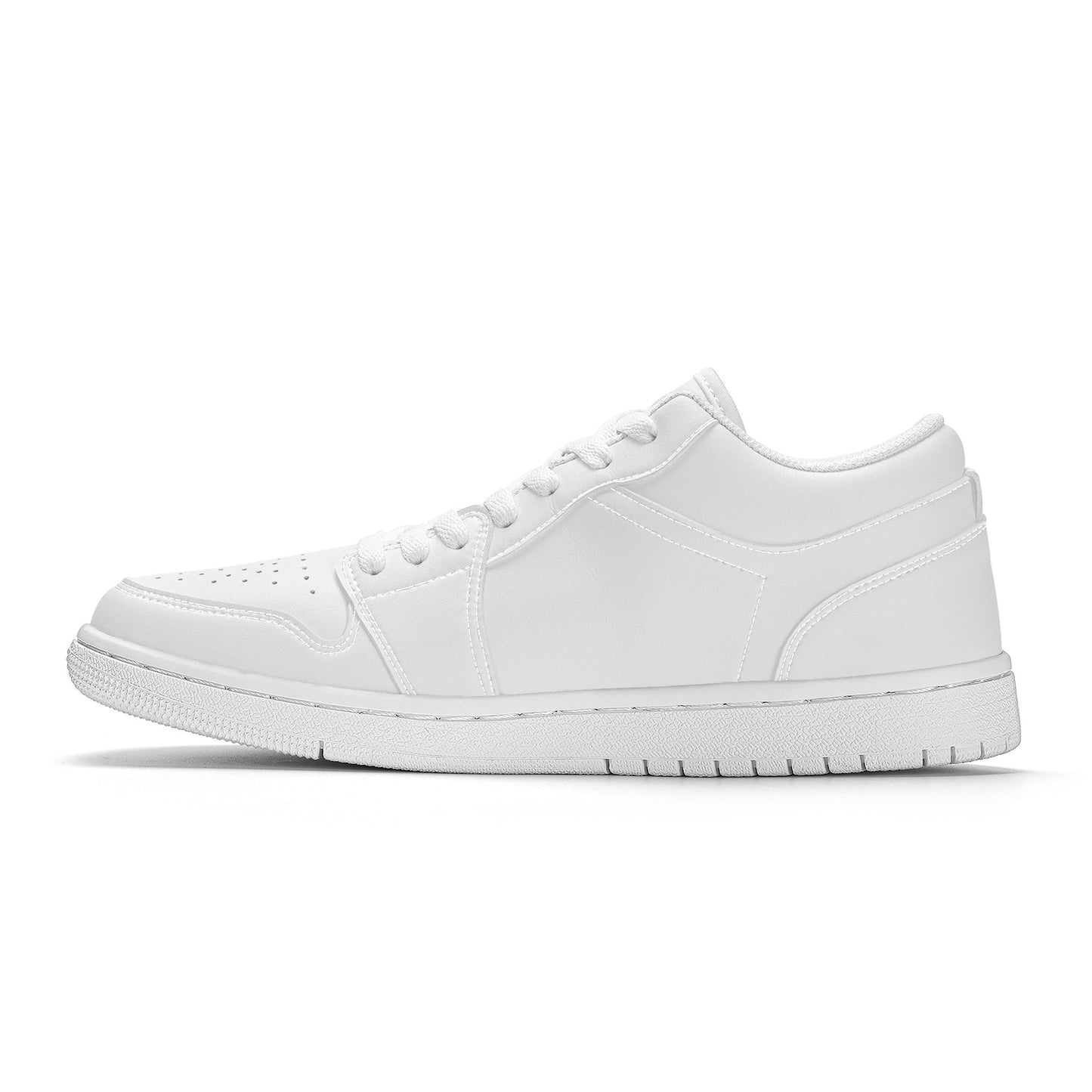 Custom Low Top Skateboard Sneakers - White Colloid Colors