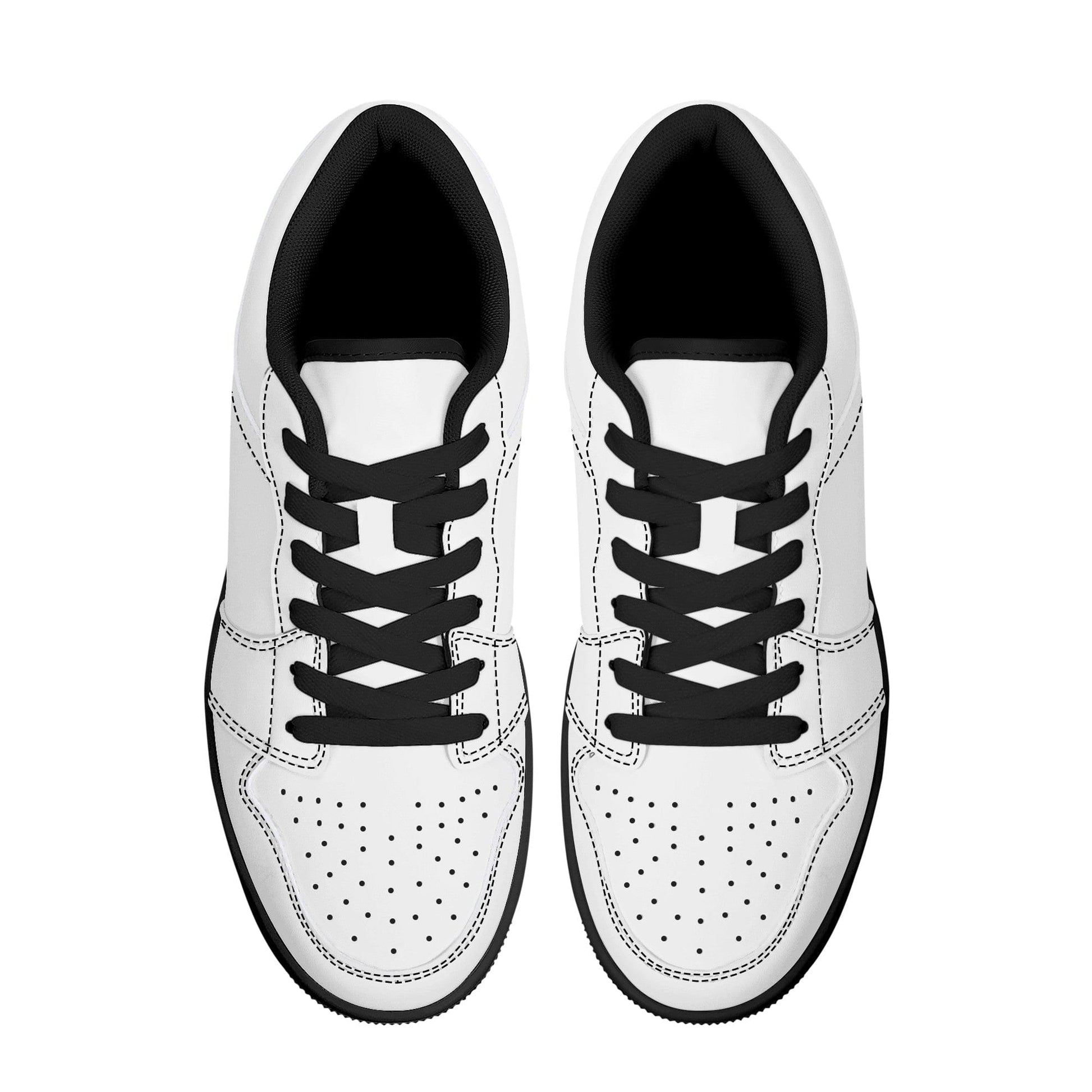 Custom Low Top Sneakers - Black Sole D15 Colloid Colors