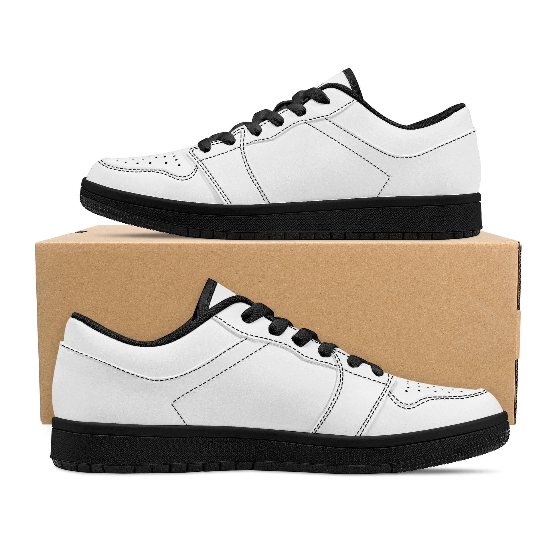 Custom Low Top Sneakers - Black Sole D15 Colloid Colors