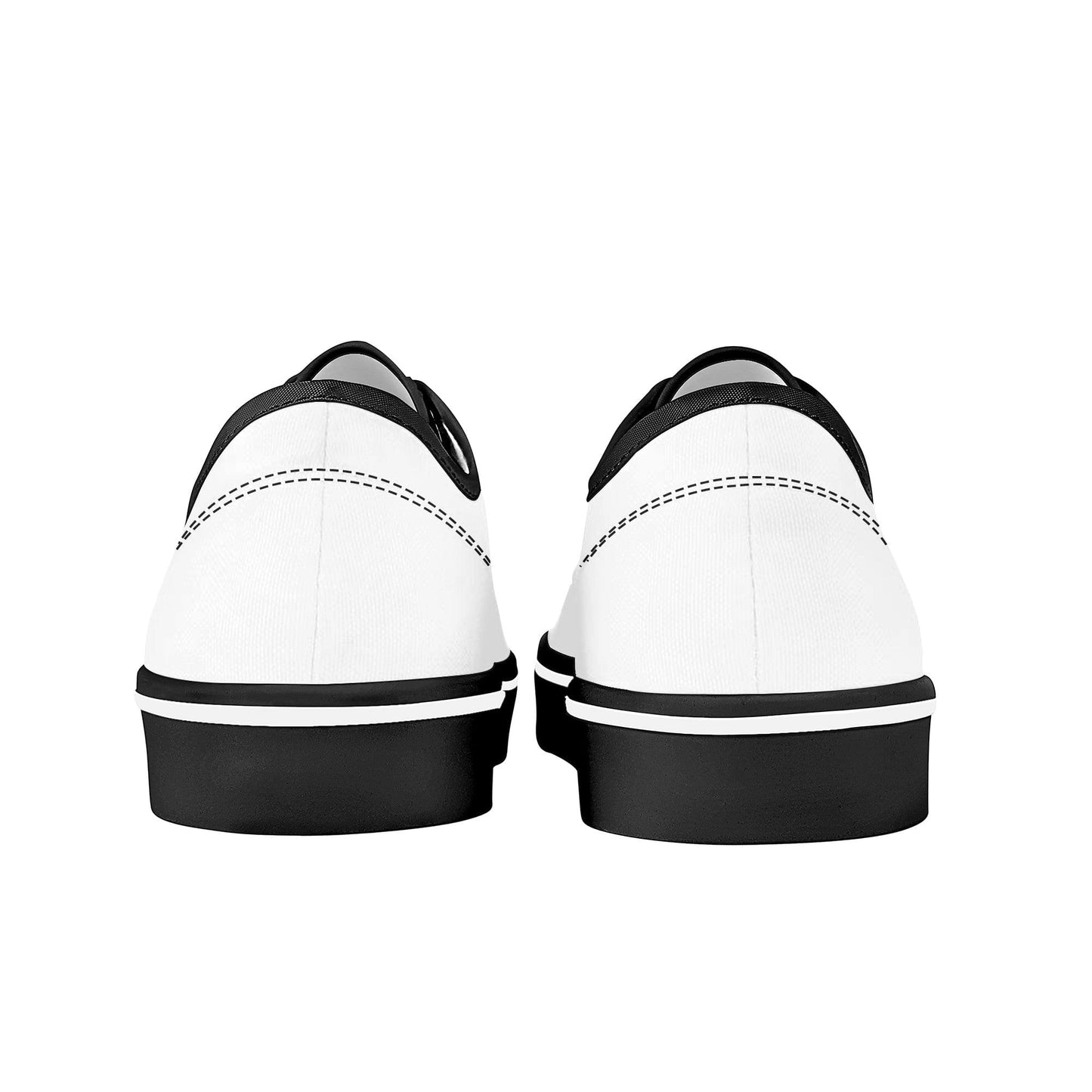 Custom Skate Shoes Canvas- Black D3S Colloid Colors