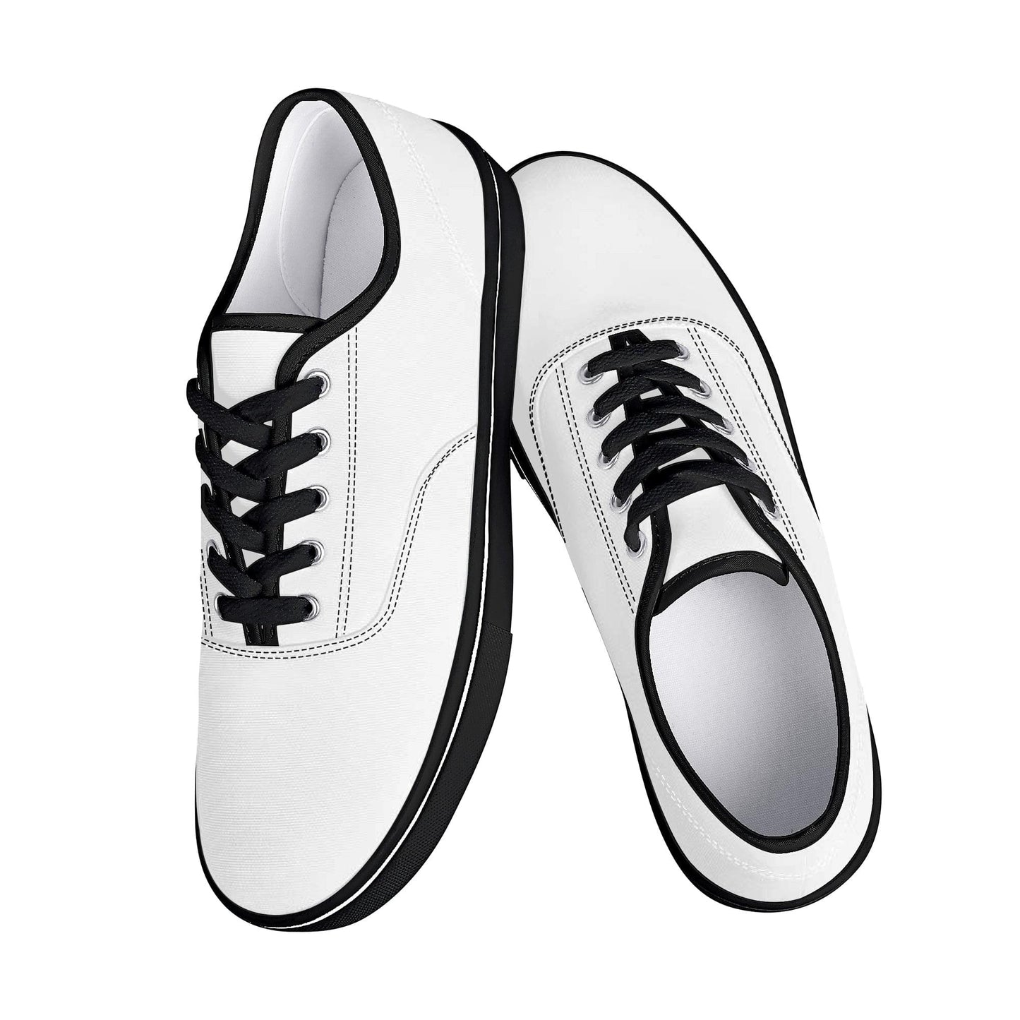 Custom Skate Shoes Canvas- Black D3S Colloid Colors