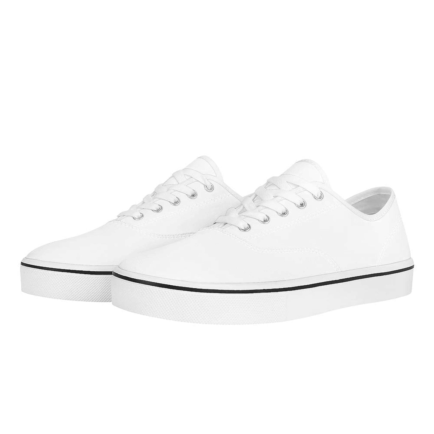 Custom Skate Shoes Canvas - White D3S Colloid Colors