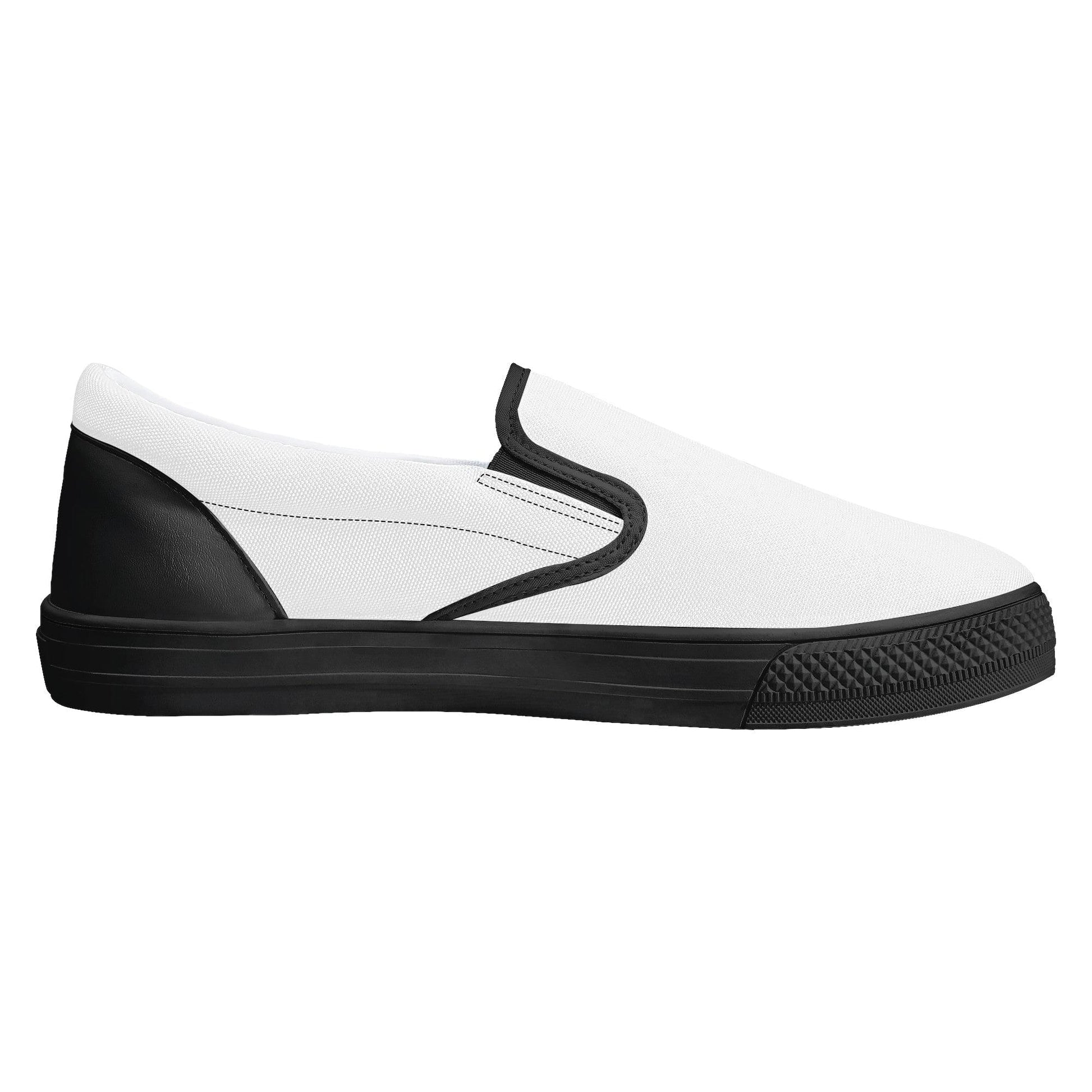 Custom Slip on Shoes - Black D31 Colloid Colors