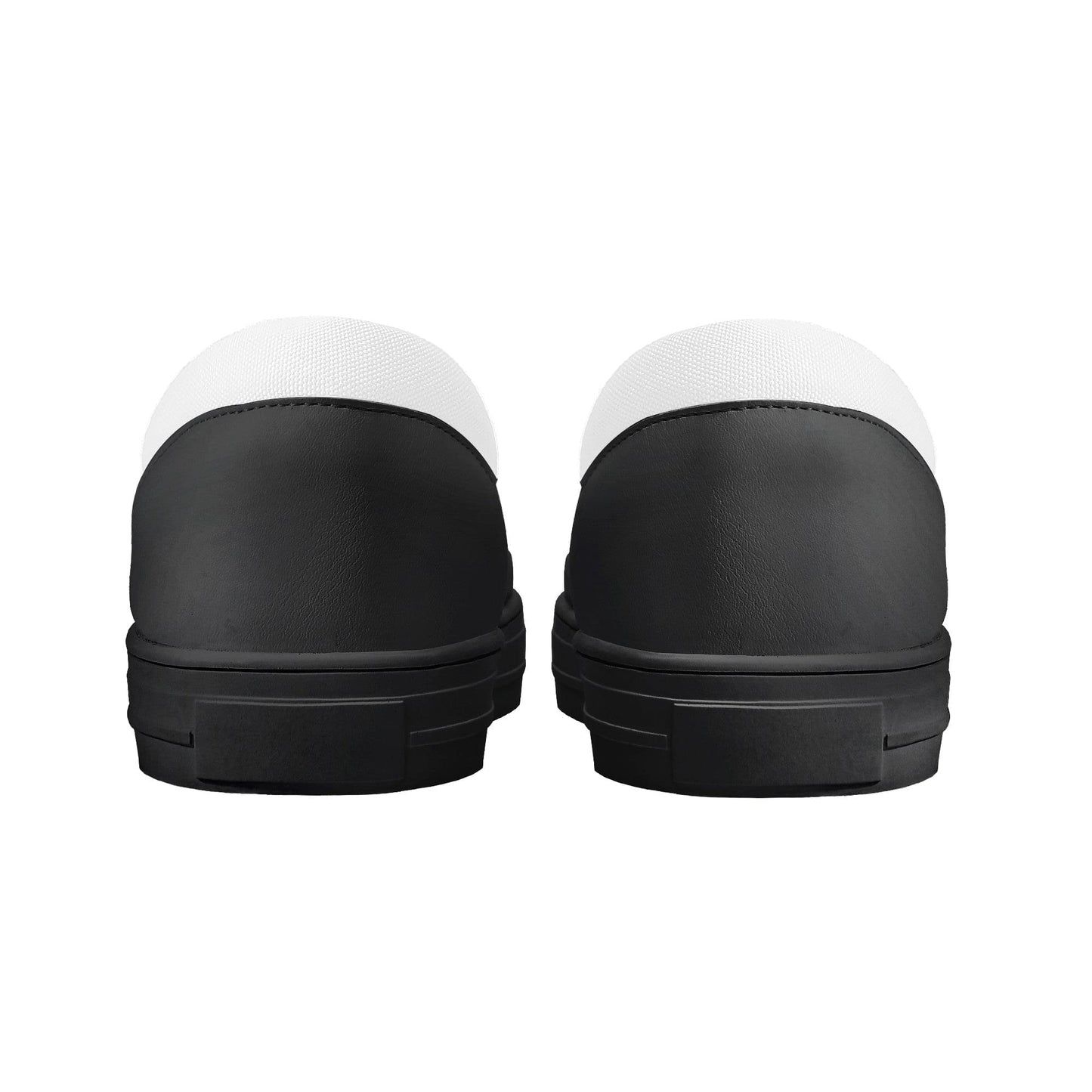 Custom Slip on Shoes - Black D31 Colloid Colors