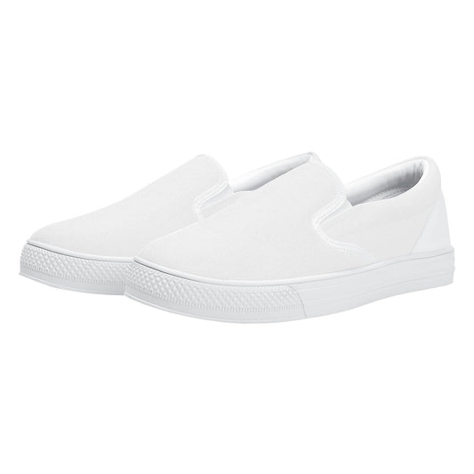 Custom Slip on Sneakers - White D31 Colloid Colors
