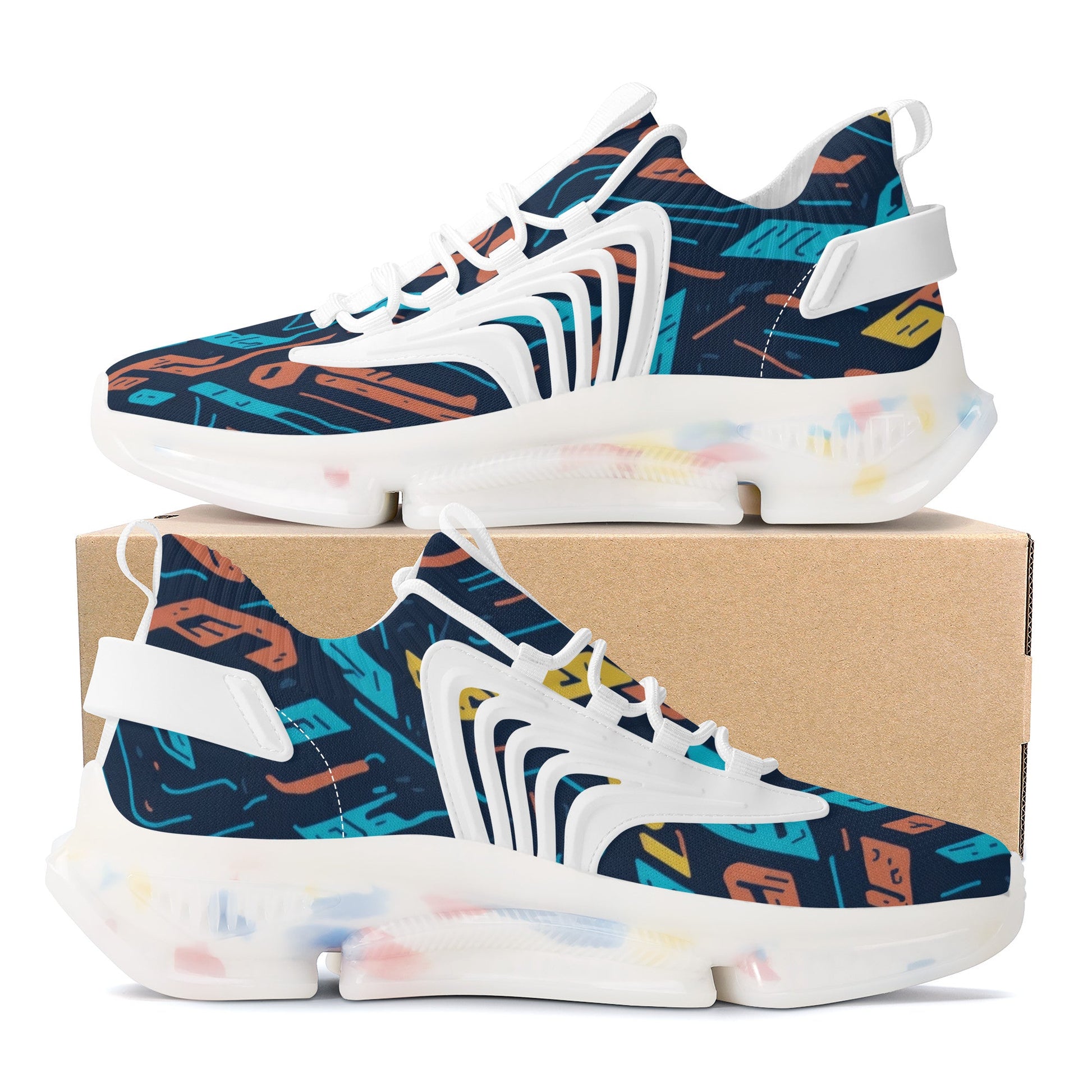 Designer Airo Style Sneakers -SF S35 X1 Colloid Colors