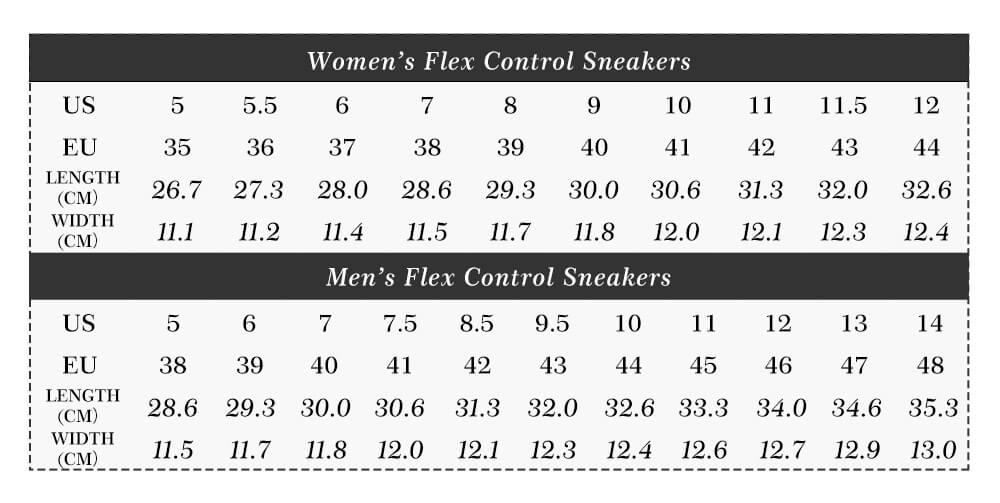 Designer Casual Sneaker - Flex Control X3 Colloid Colors