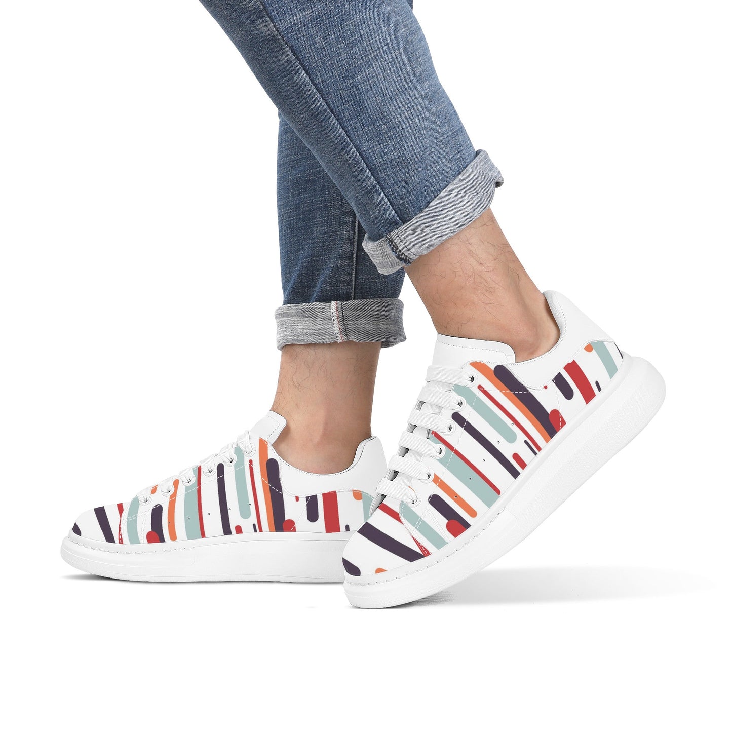 Designer Heighten Shoes Low Top - D69 X1 Colloid Colors