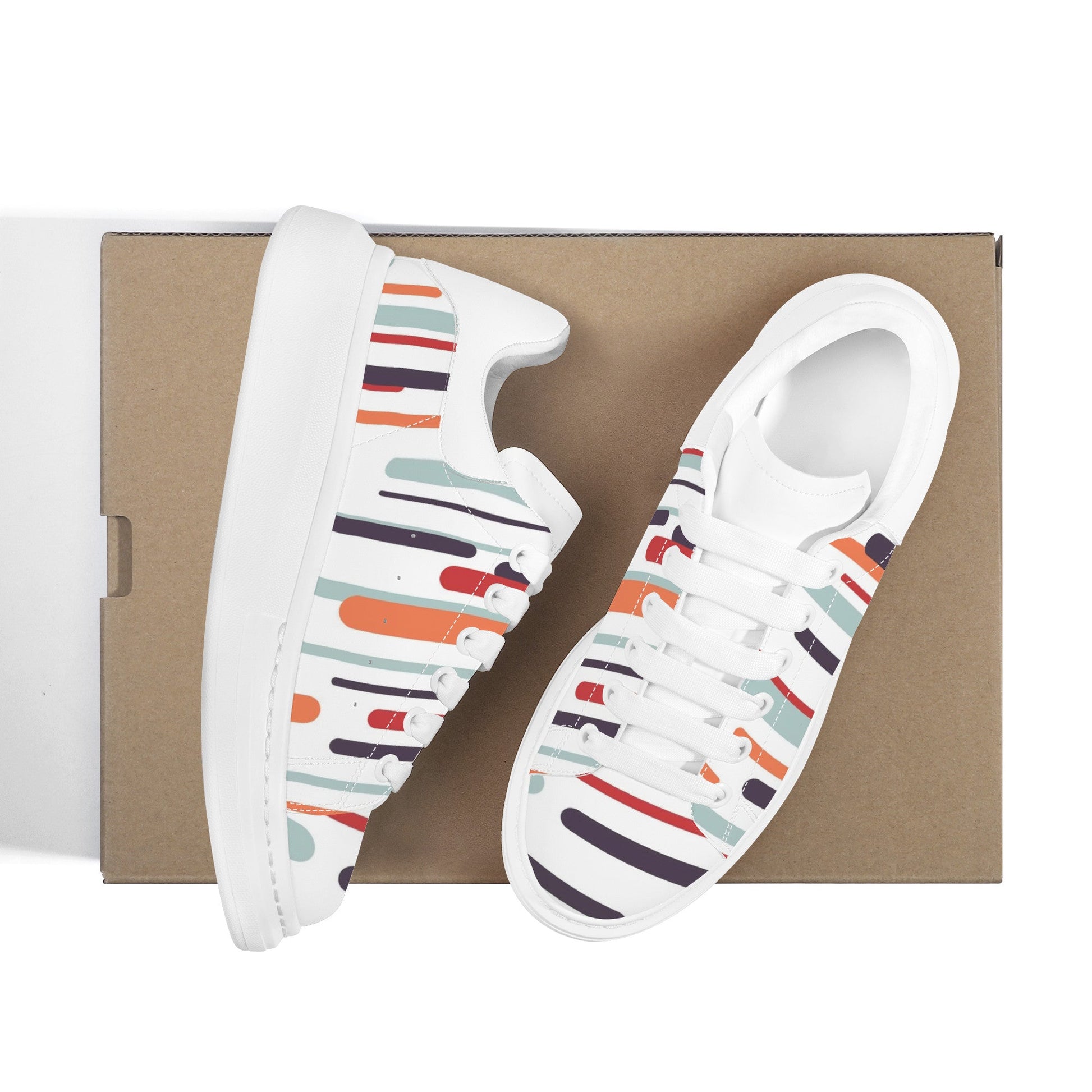 Designer Heighten Shoes Low Top - D69 X1 Colloid Colors