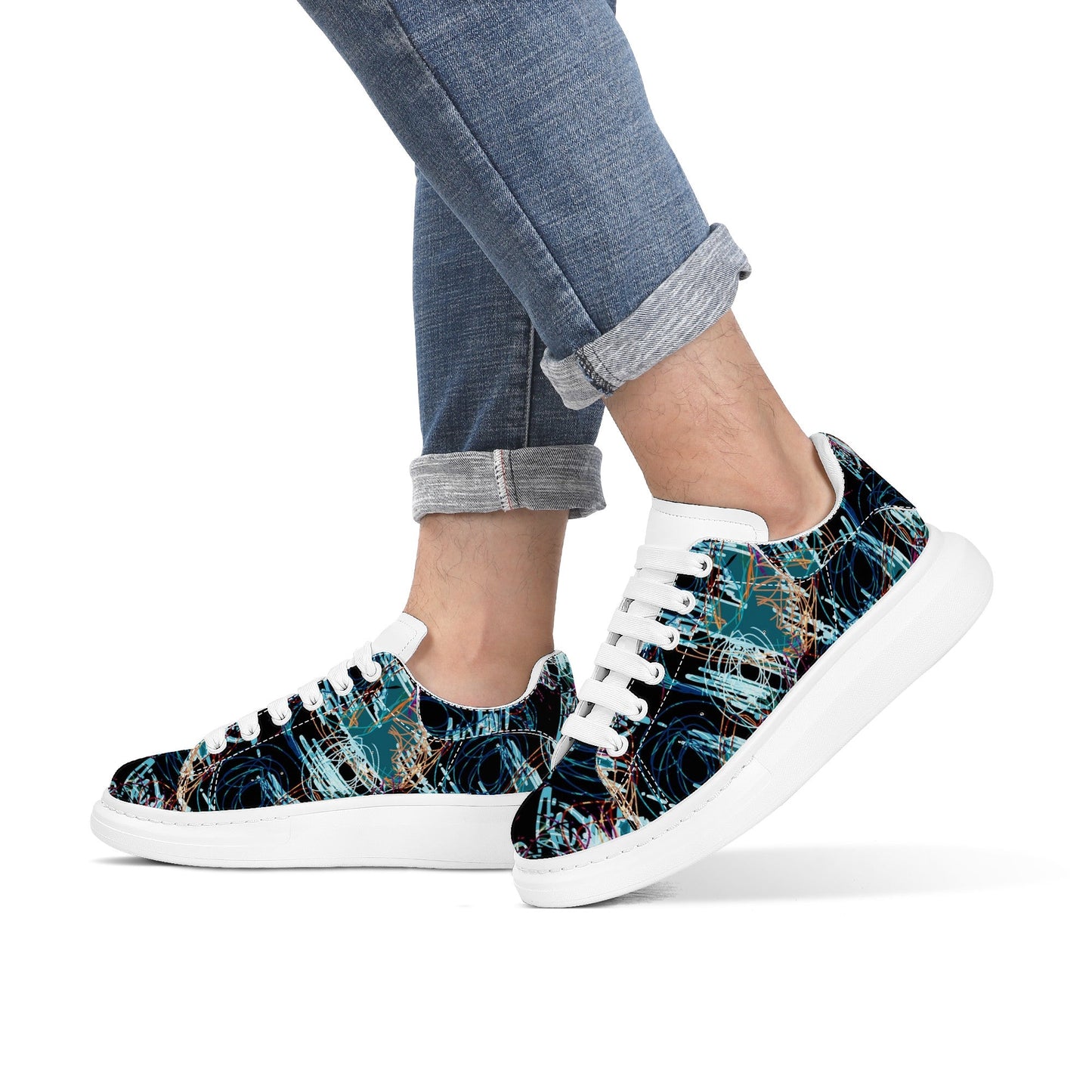 Designer Heighten Shoes Low Top - D69 X3 Colloid Colors