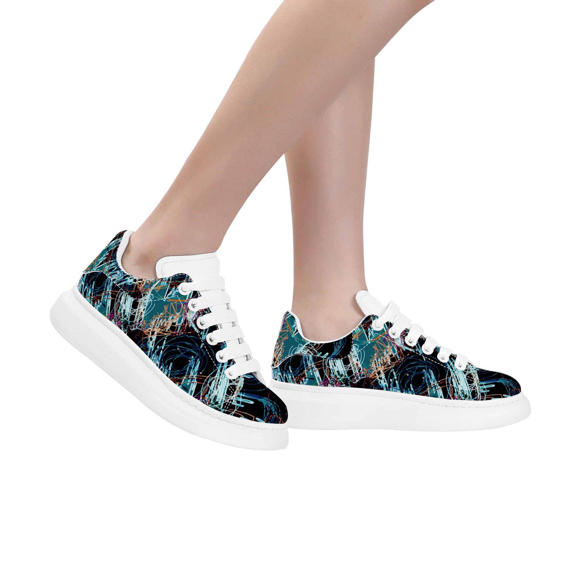 Designer Heighten Shoes Low Top - D69 X3 Colloid Colors