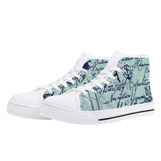 Designer High Top Canvas Shoes - D25 X1 Colloid Colors