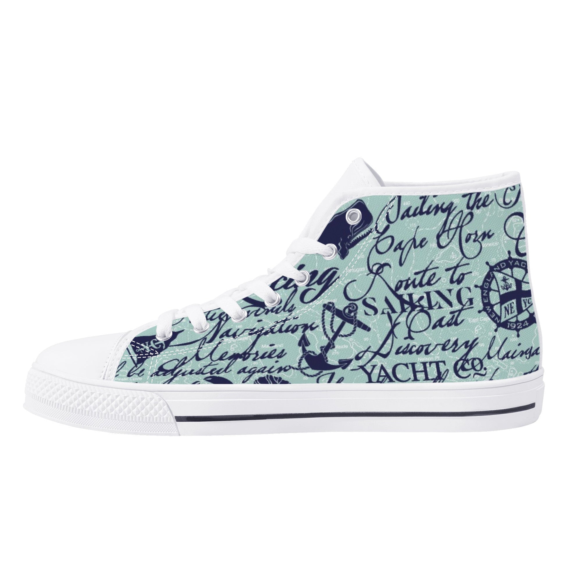Designer High Top Canvas Shoes - D25 X1 Colloid Colors
