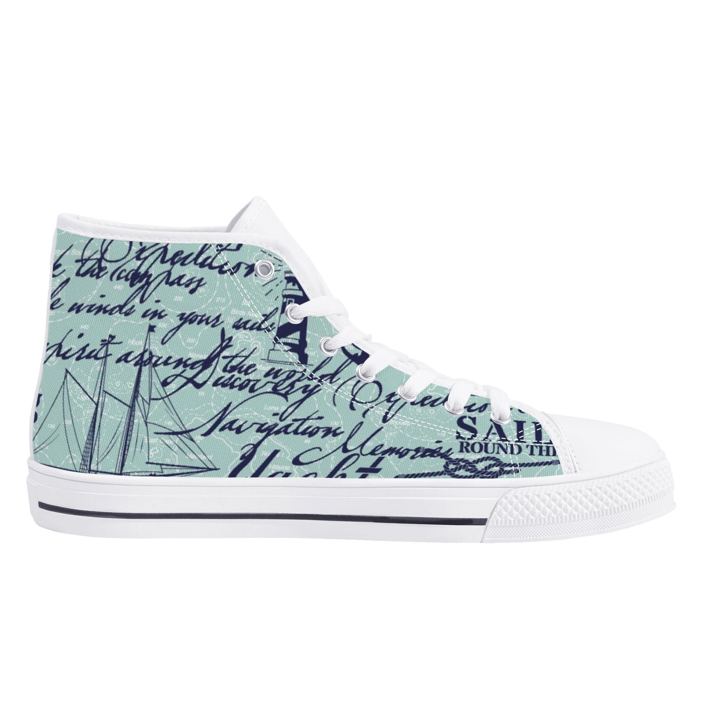 Designer High Top Canvas Shoes - D25 X1 Colloid Colors