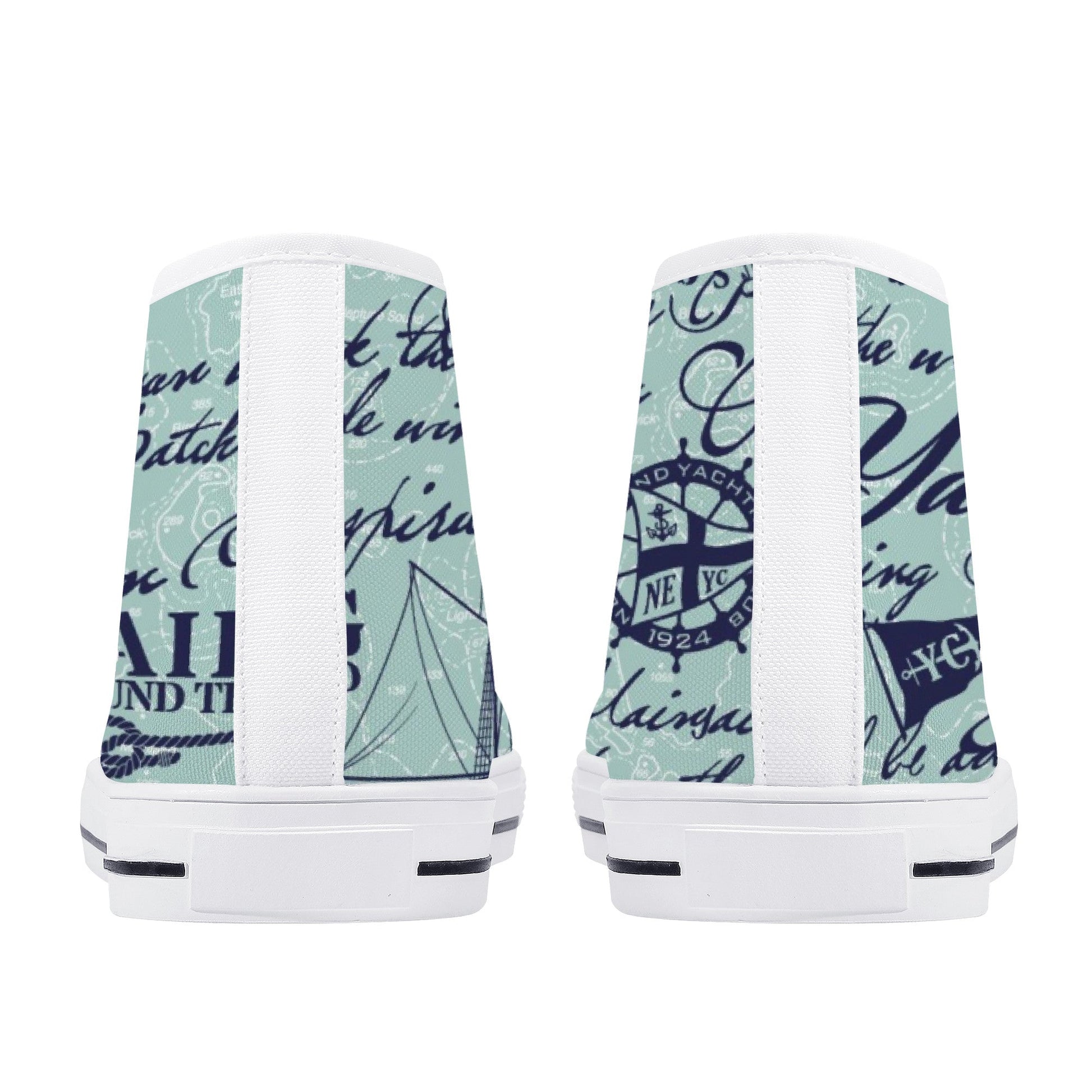 Designer High Top Canvas Shoes - D25 X1 Colloid Colors