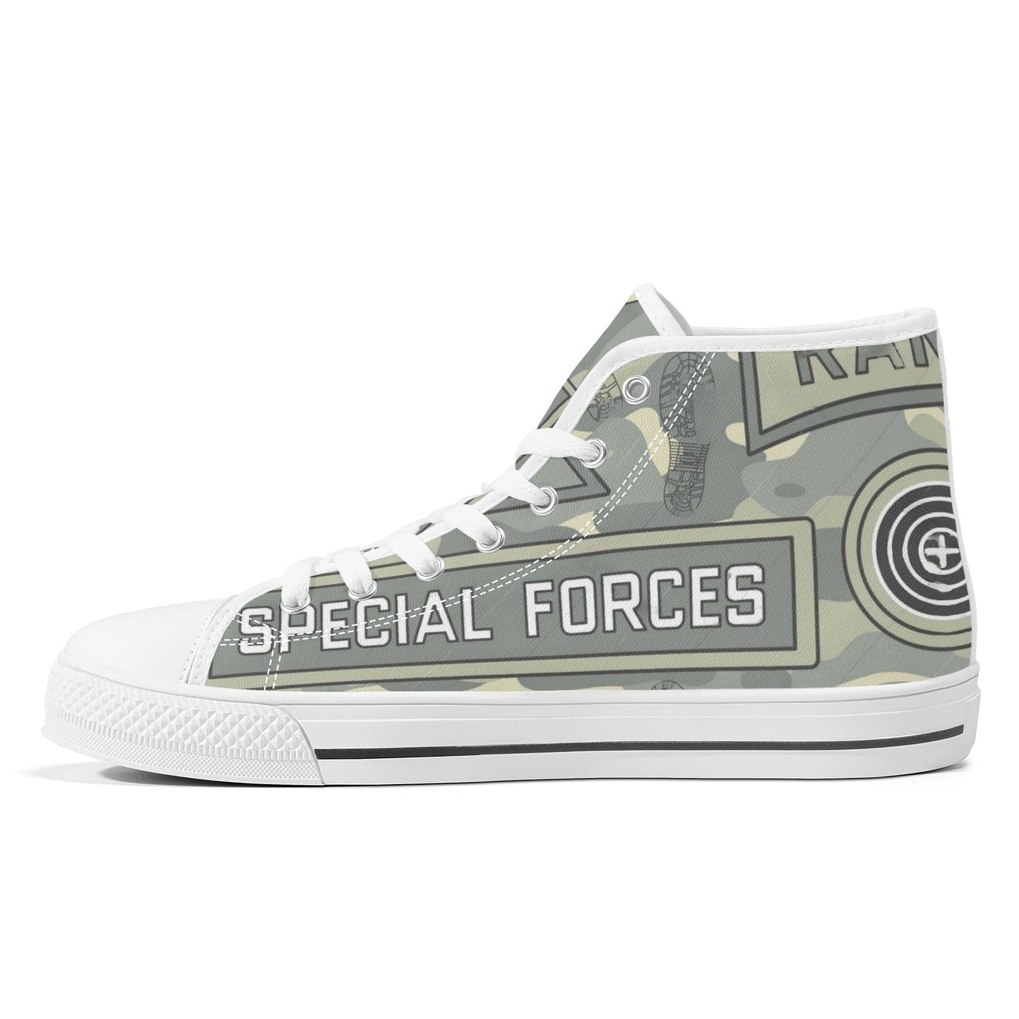 Designer High Top Canvas Shoes- FWS X1 Colloid Colors