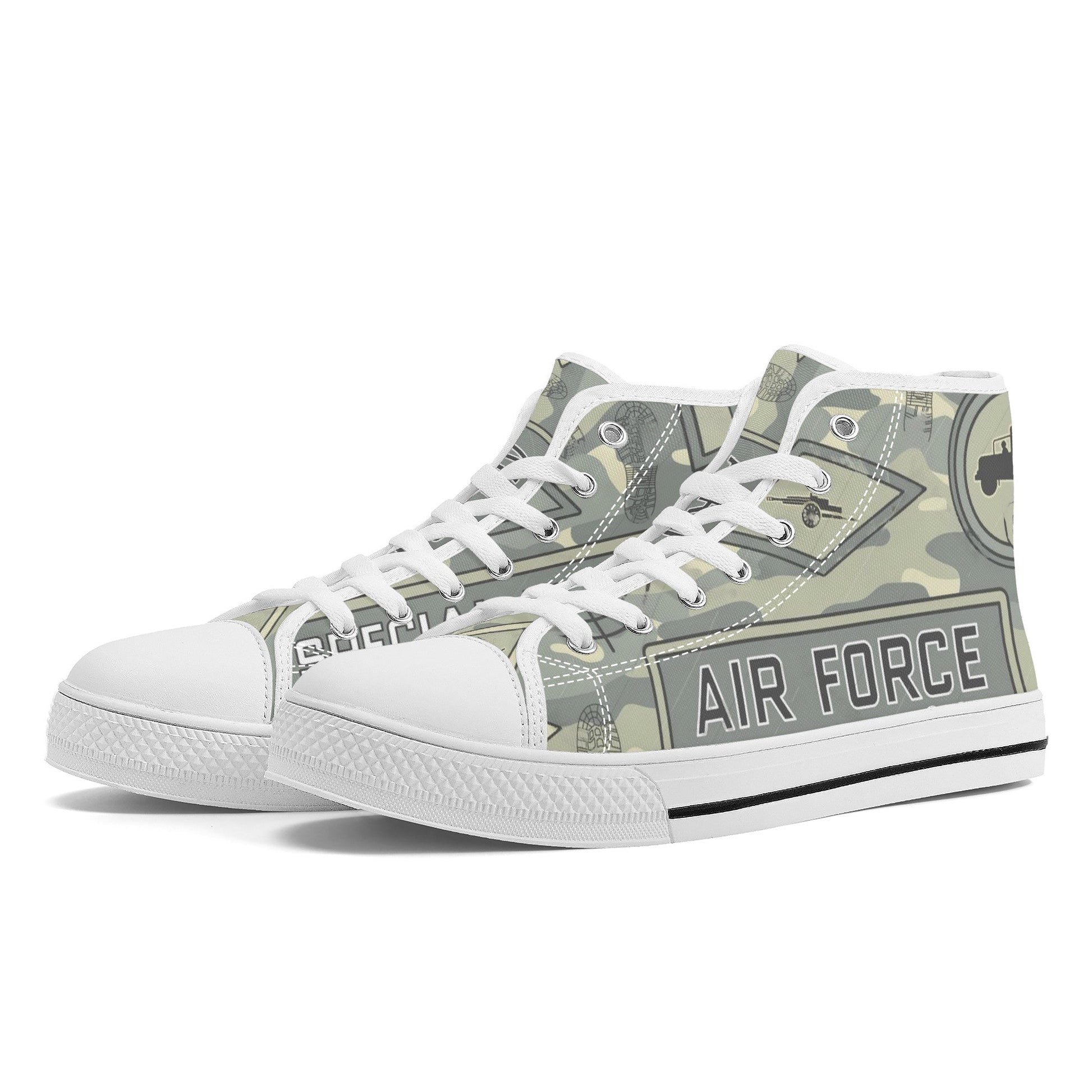 Designer High Top Canvas Shoes- FWS X1 Colloid Colors