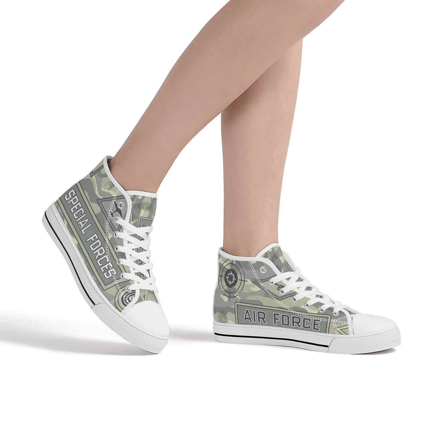 Designer High Top Canvas Shoes- FWS X1 Colloid Colors
