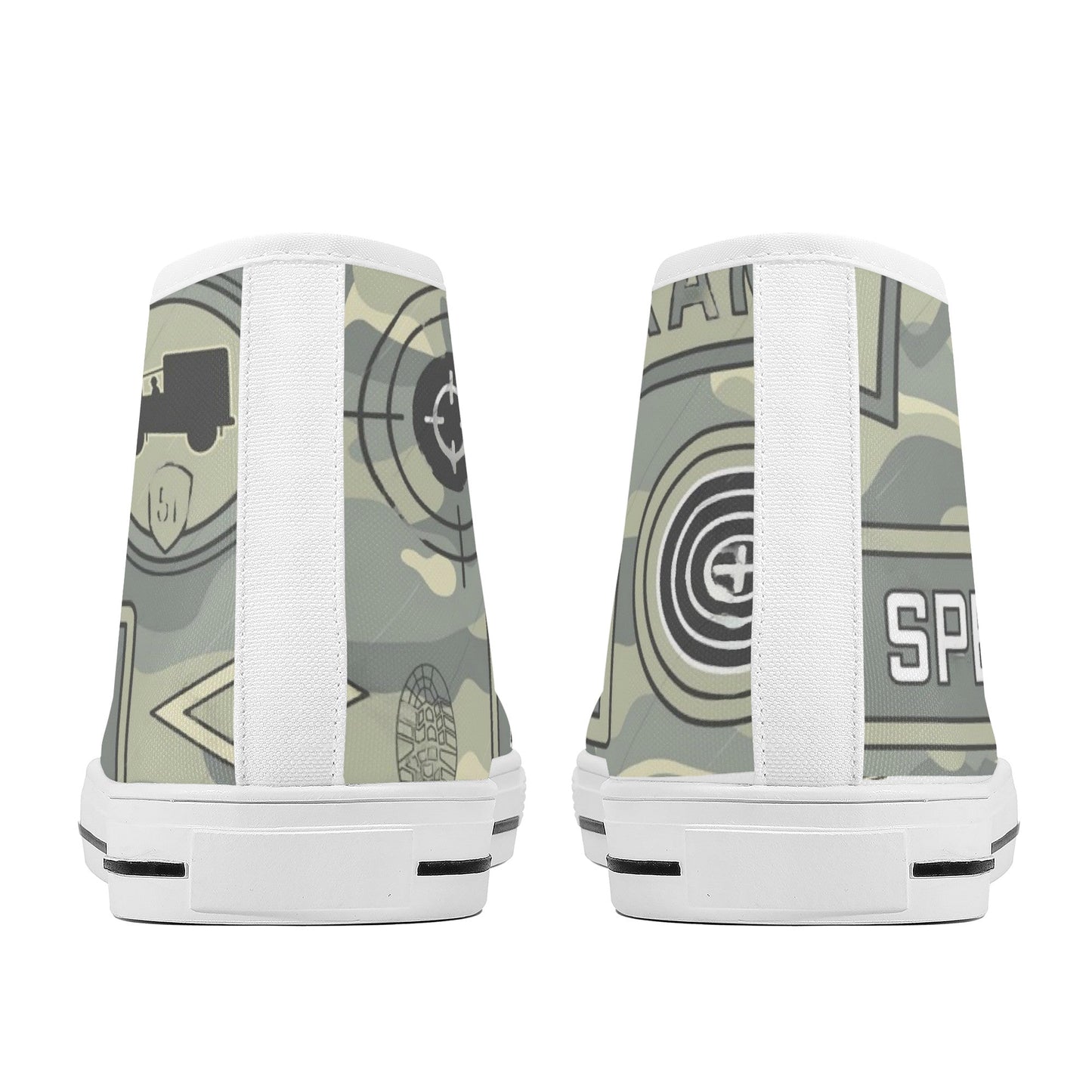Designer High Top Canvas Shoes- FWS X1 Colloid Colors
