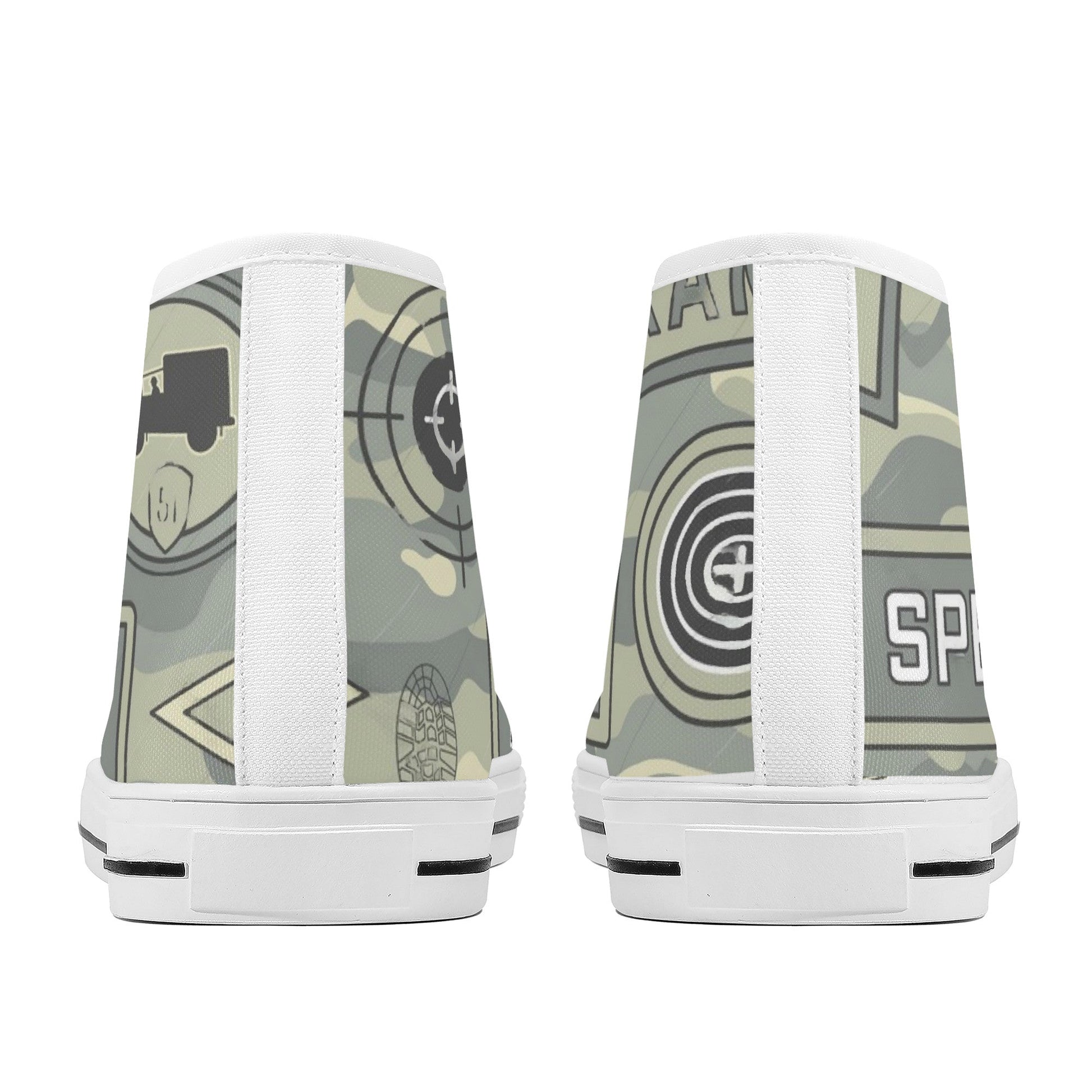 Designer High Top Canvas Shoes- FWS X1 Colloid Colors