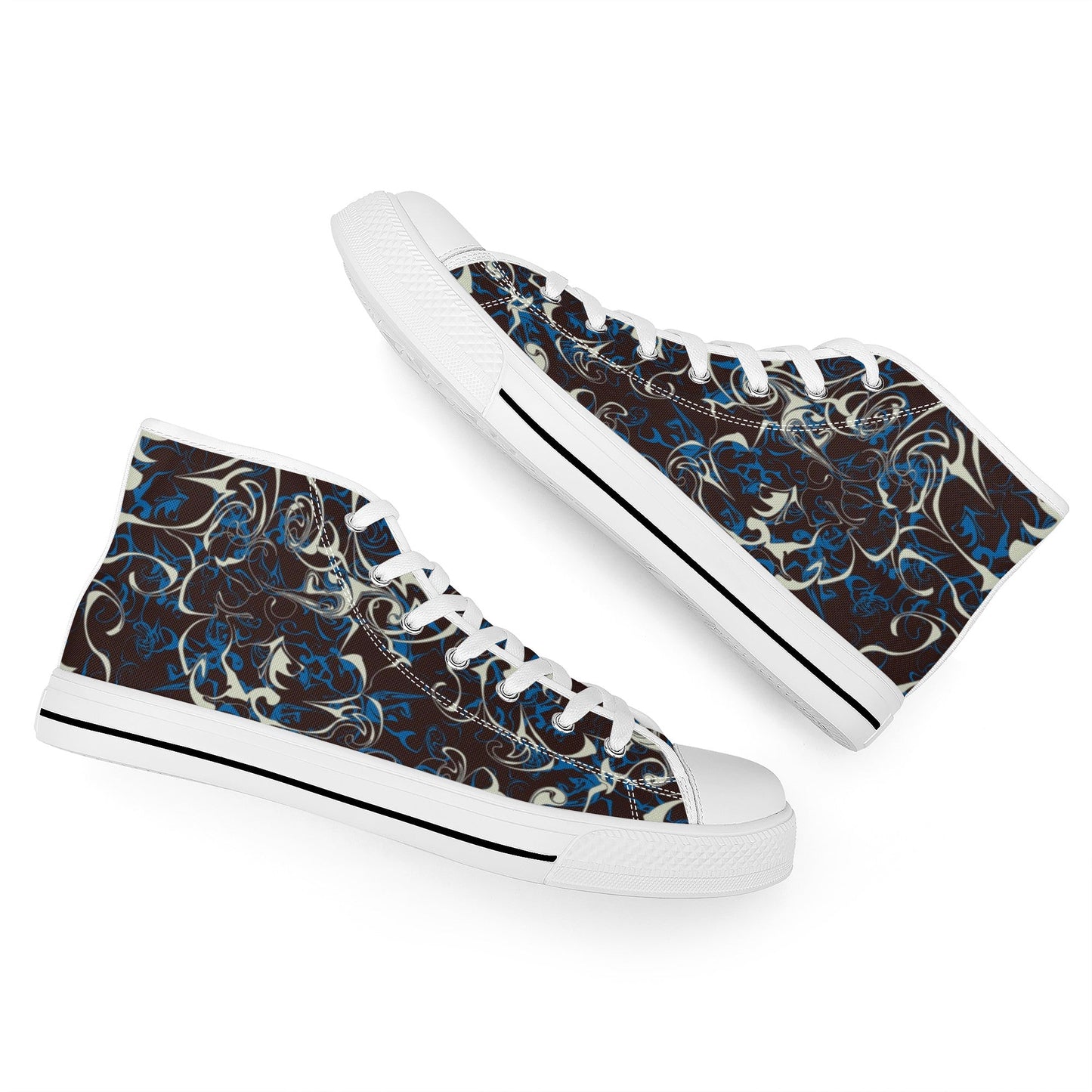 Designer High Top Canvas Shoes- FWS X2 Colloid Colors