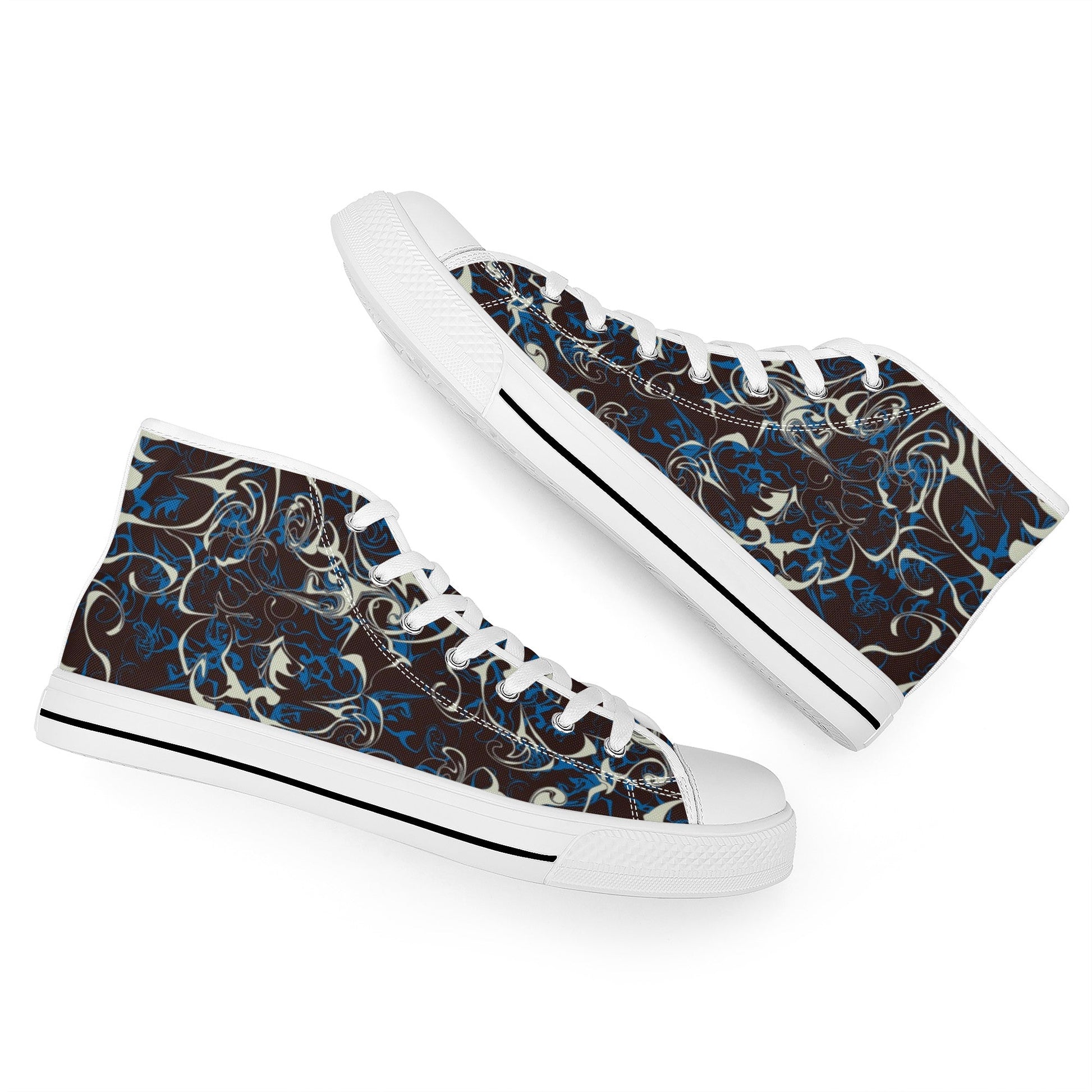 Designer High Top Canvas Shoes- FWS X2 Colloid Colors