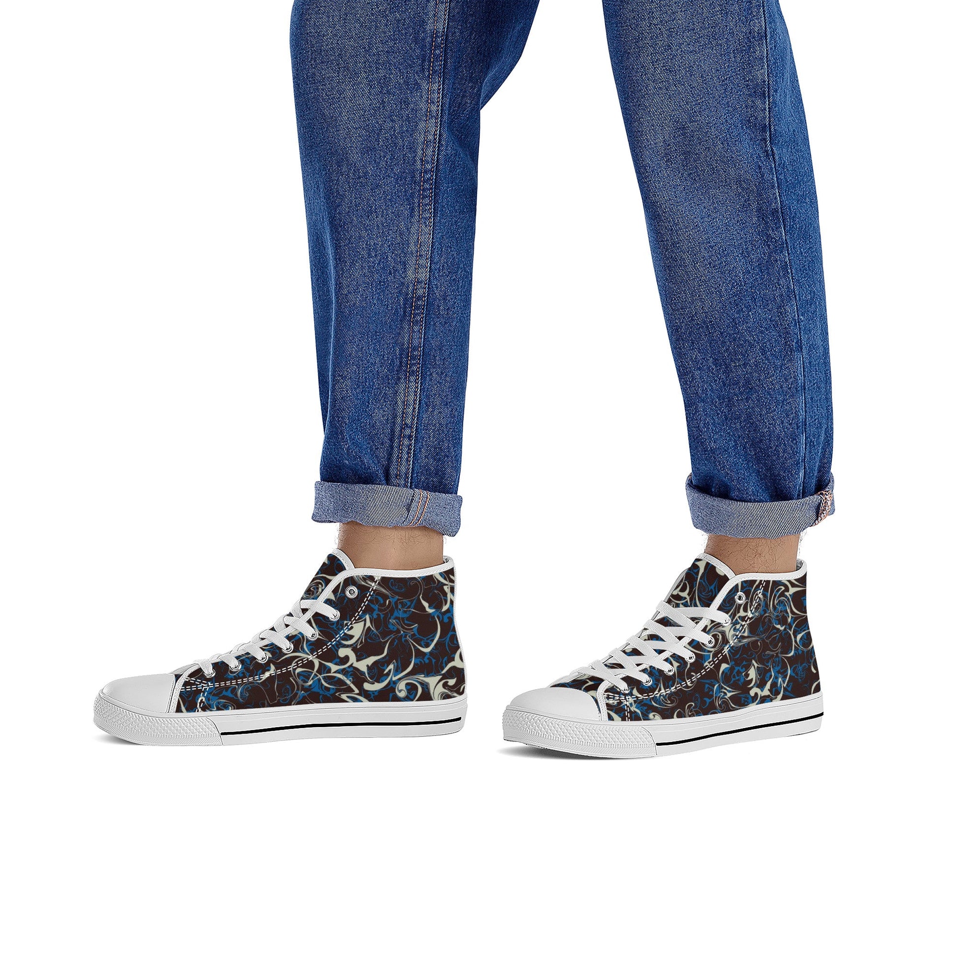 Designer High Top Canvas Shoes- FWS X2 Colloid Colors