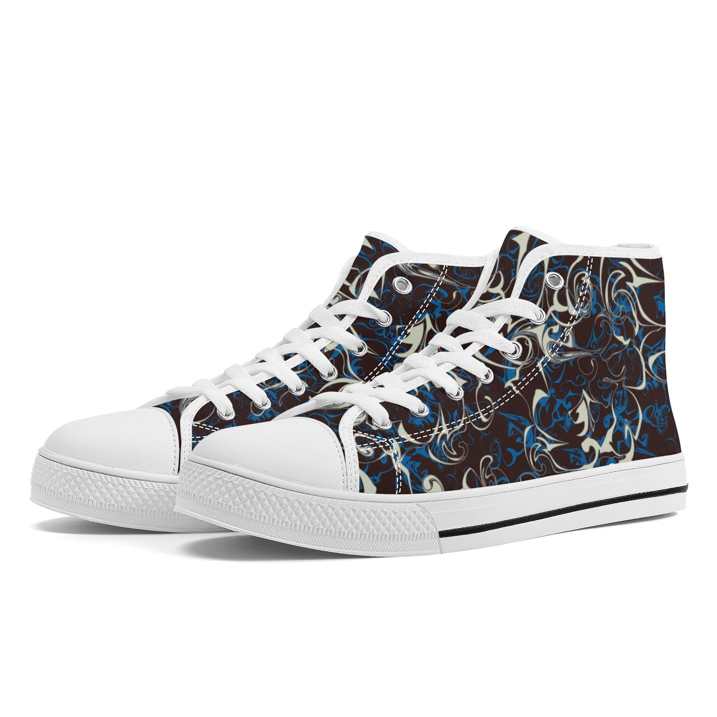Designer High Top Canvas Shoes- FWS X2 Colloid Colors