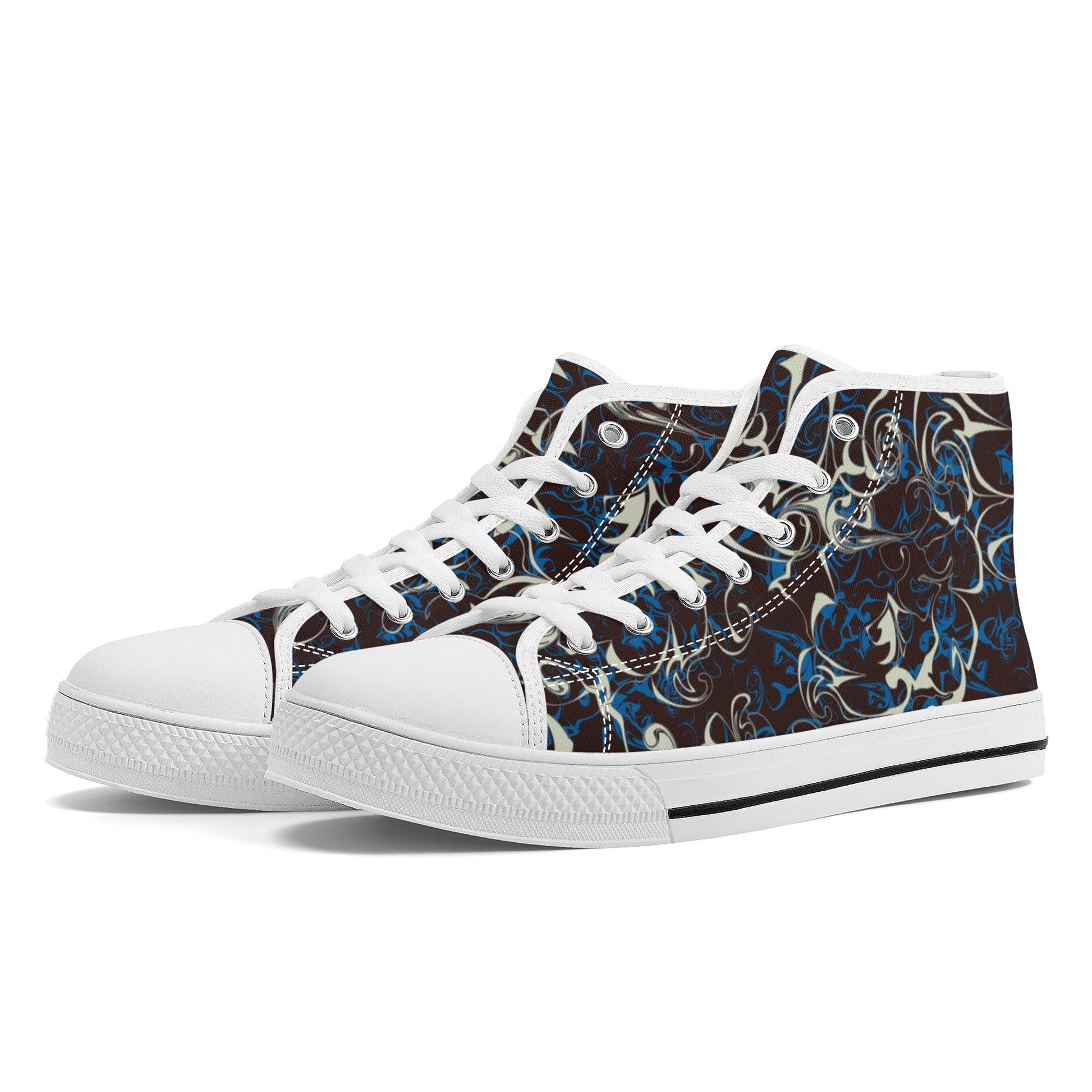Designer High Top Canvas Shoes- FWS X2 Colloid Colors