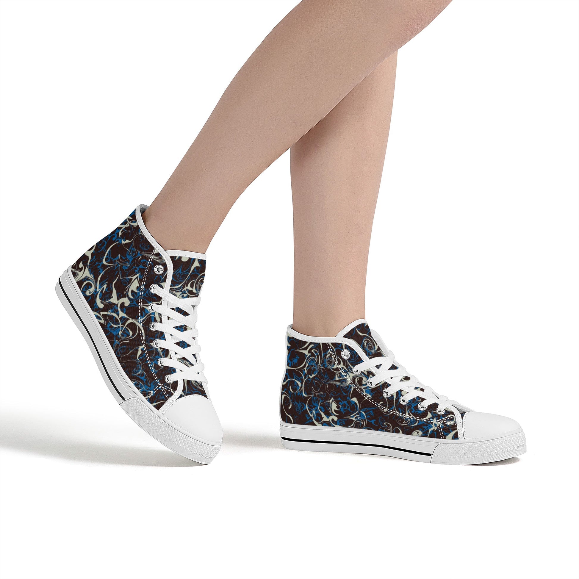 Designer High Top Canvas Shoes- FWS X2 Colloid Colors