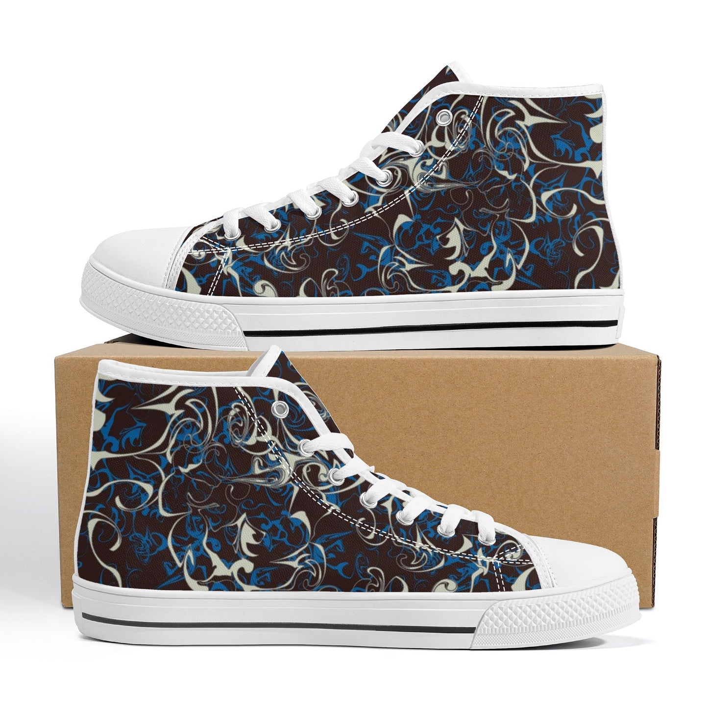 Designer High Top Canvas Shoes- FWS X2 Colloid Colors