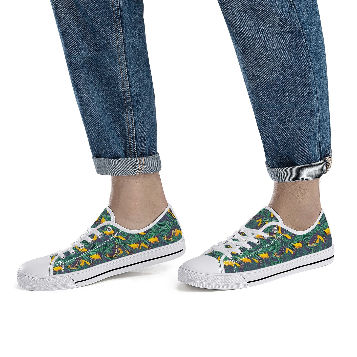 Designer Low Top Canvas Shoes - FXS X1 Colloid Colors