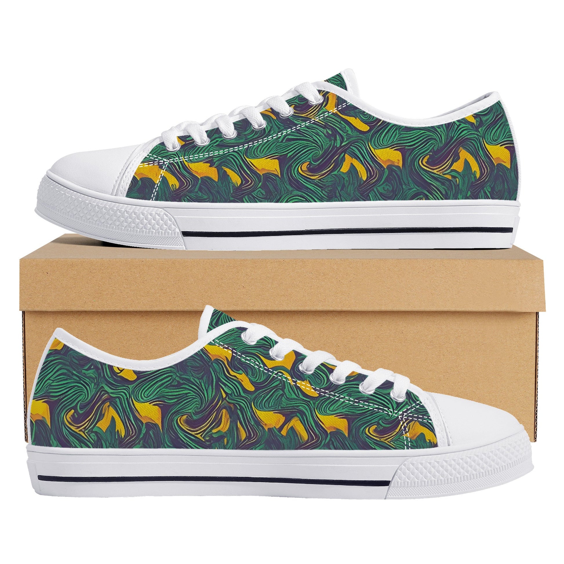 Designer Low Top Canvas Shoes - FXS X1 Colloid Colors