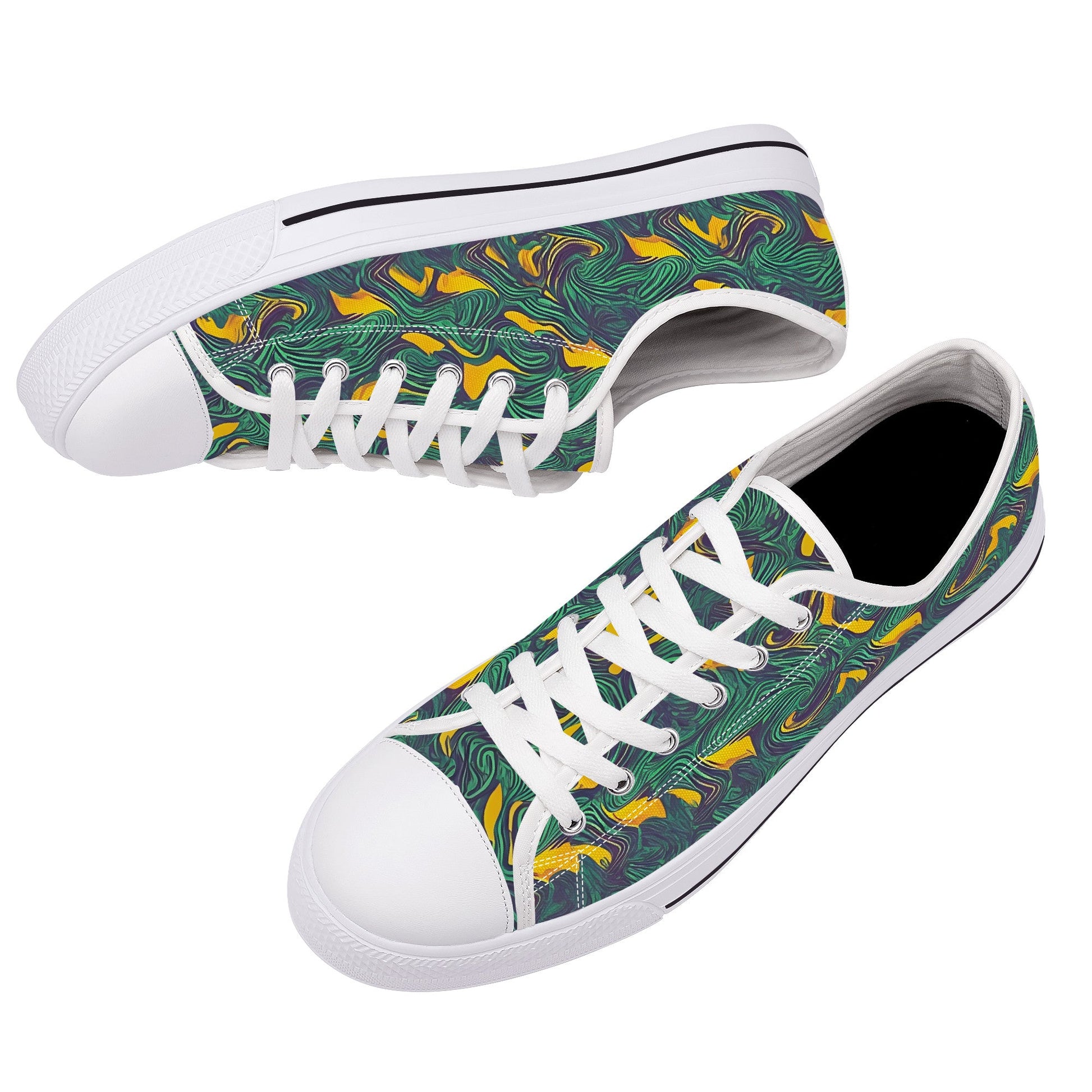 Designer Low Top Canvas Shoes - FXS X1 Colloid Colors