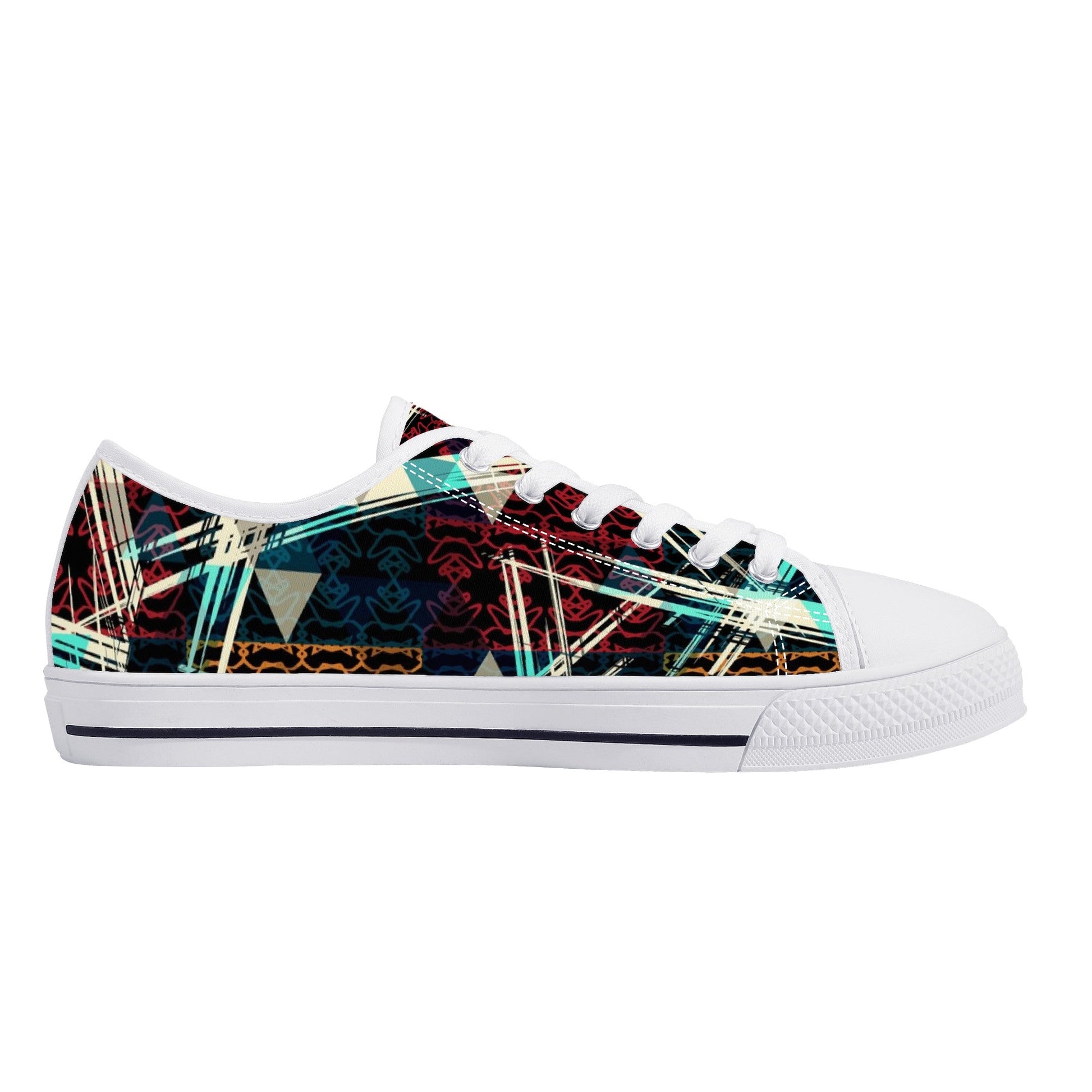 Designer Low Top Canvas Shoes - FXS X3 Colloid Colors
