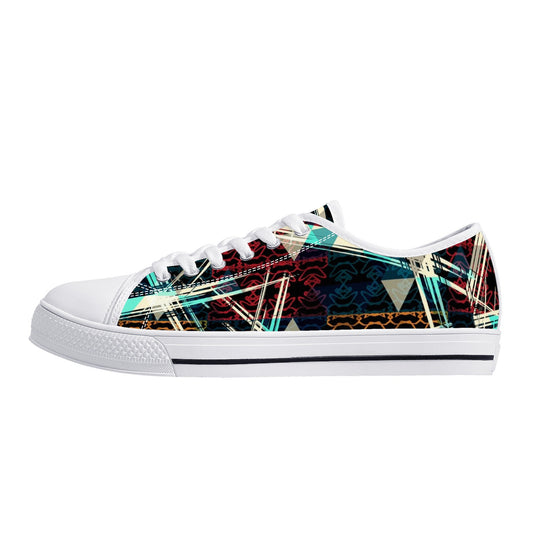 Designer Low Top Canvas Shoes - FXS X3 Colloid Colors