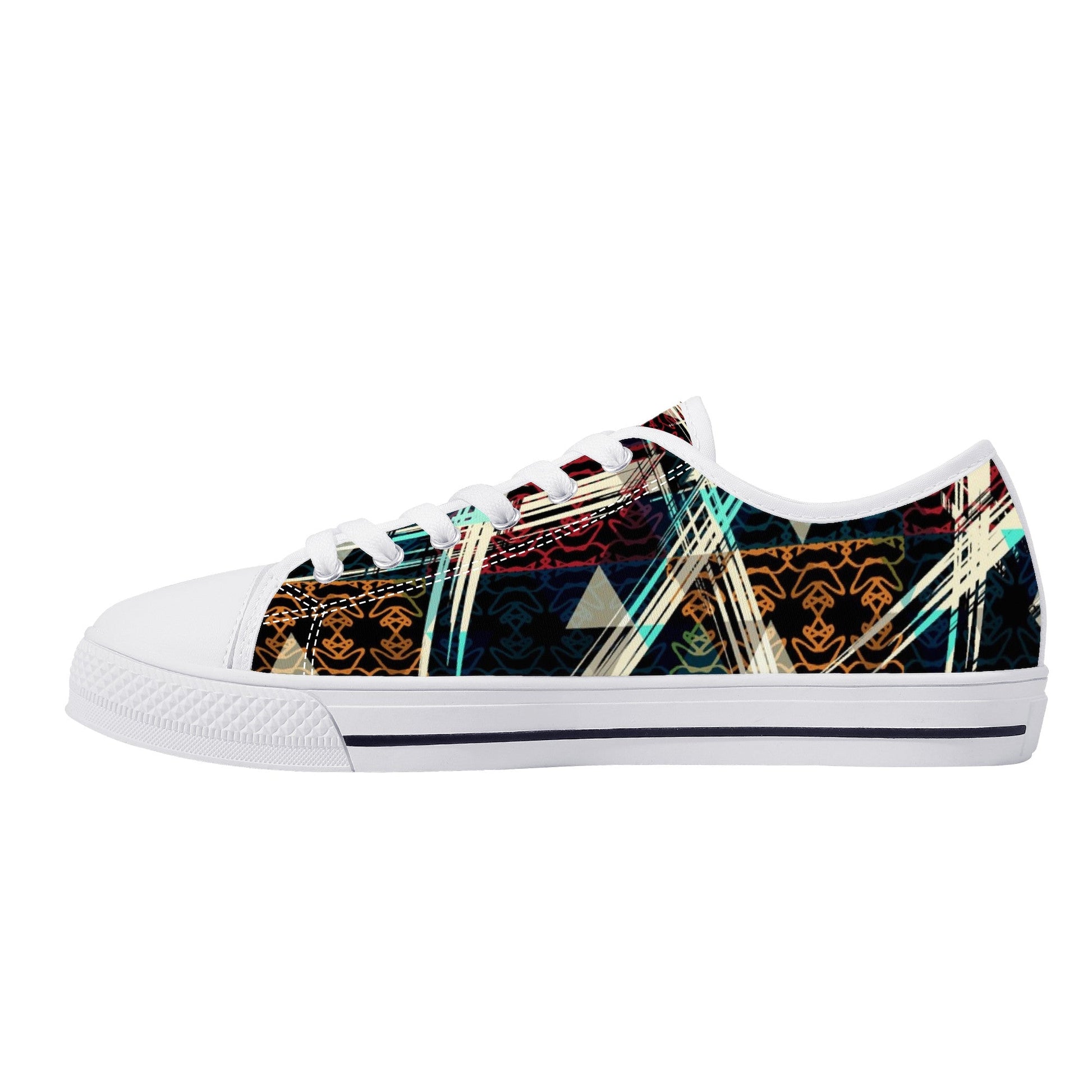 Designer Low Top Canvas Shoes - FXS X3 Colloid Colors