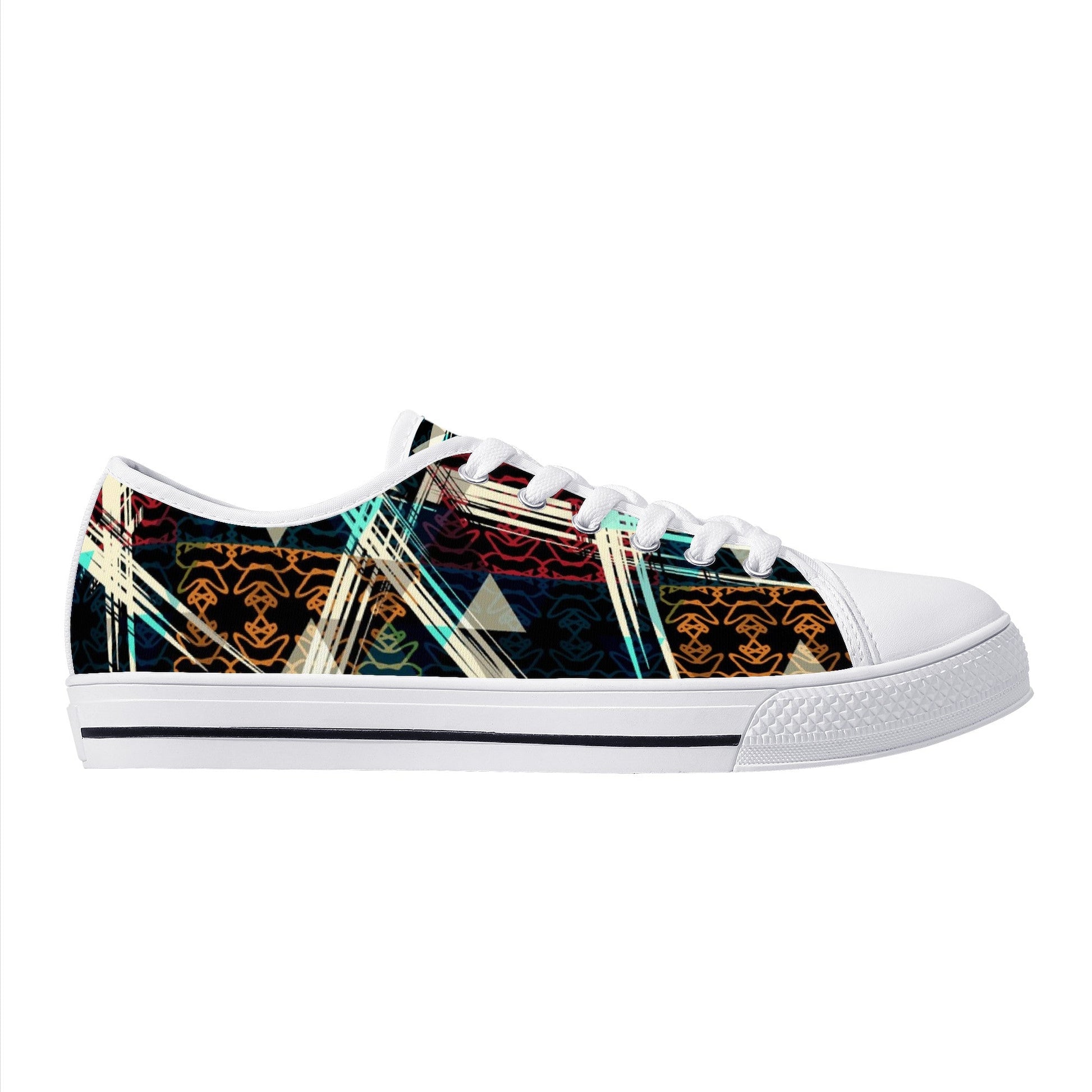 Designer Low Top Canvas Shoes - FXS X3 Colloid Colors