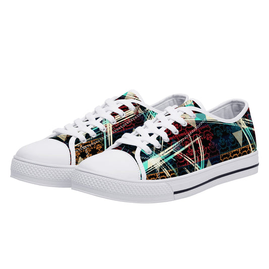 Designer Low Top Canvas Shoes - FXS X3 Colloid Colors