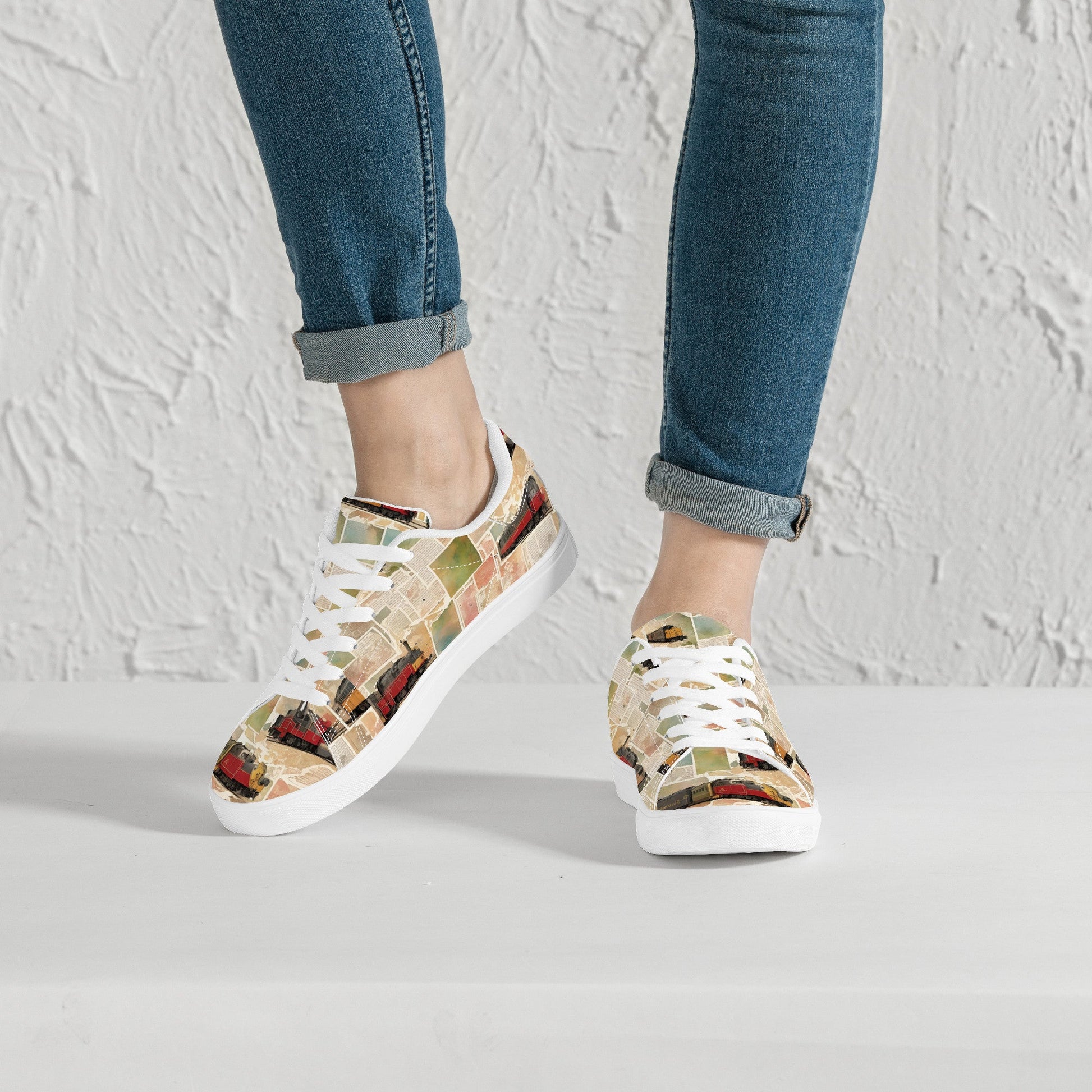 Designer Low Top Leather Shoes -D27 X1 Colloid Colors