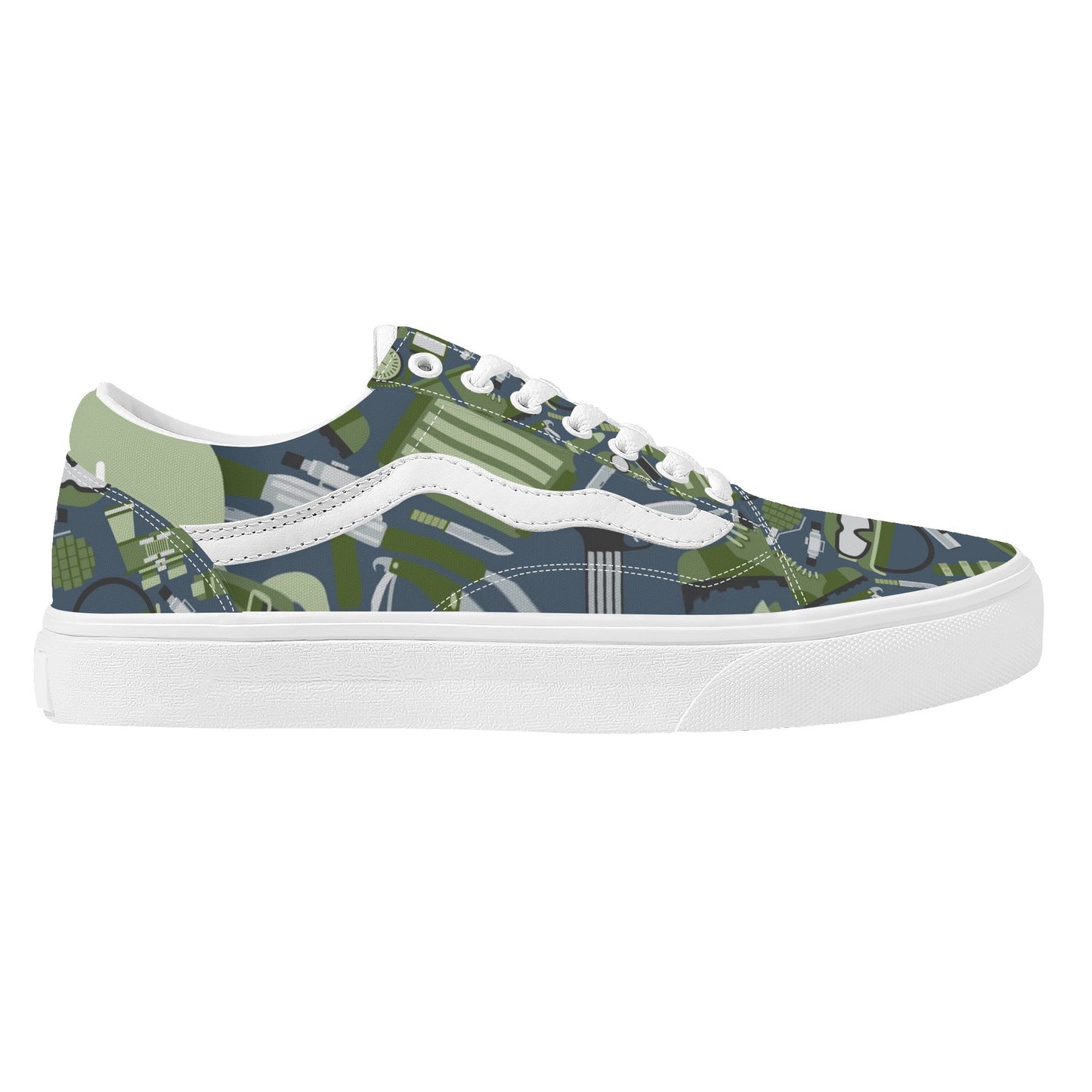 Designer Low Top Flat Sneakers -SF F21 X1 Colloid Colors